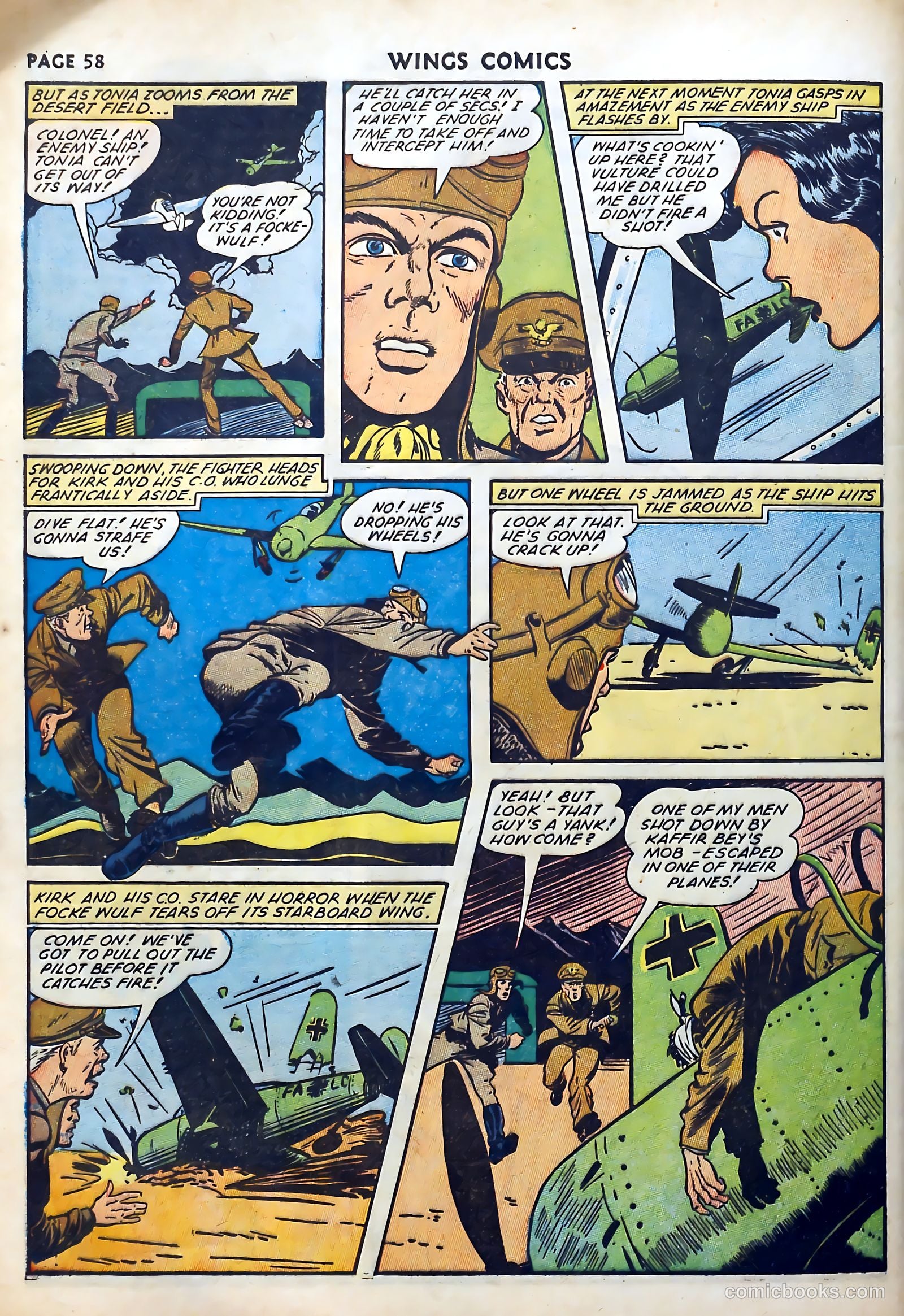 Wings Comics #27 (1942) — page 60 of 69