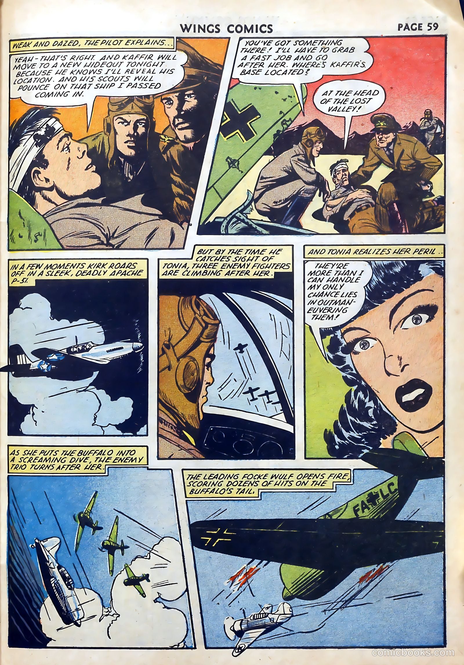 Wings Comics #27 (1942) — page 61 of 69