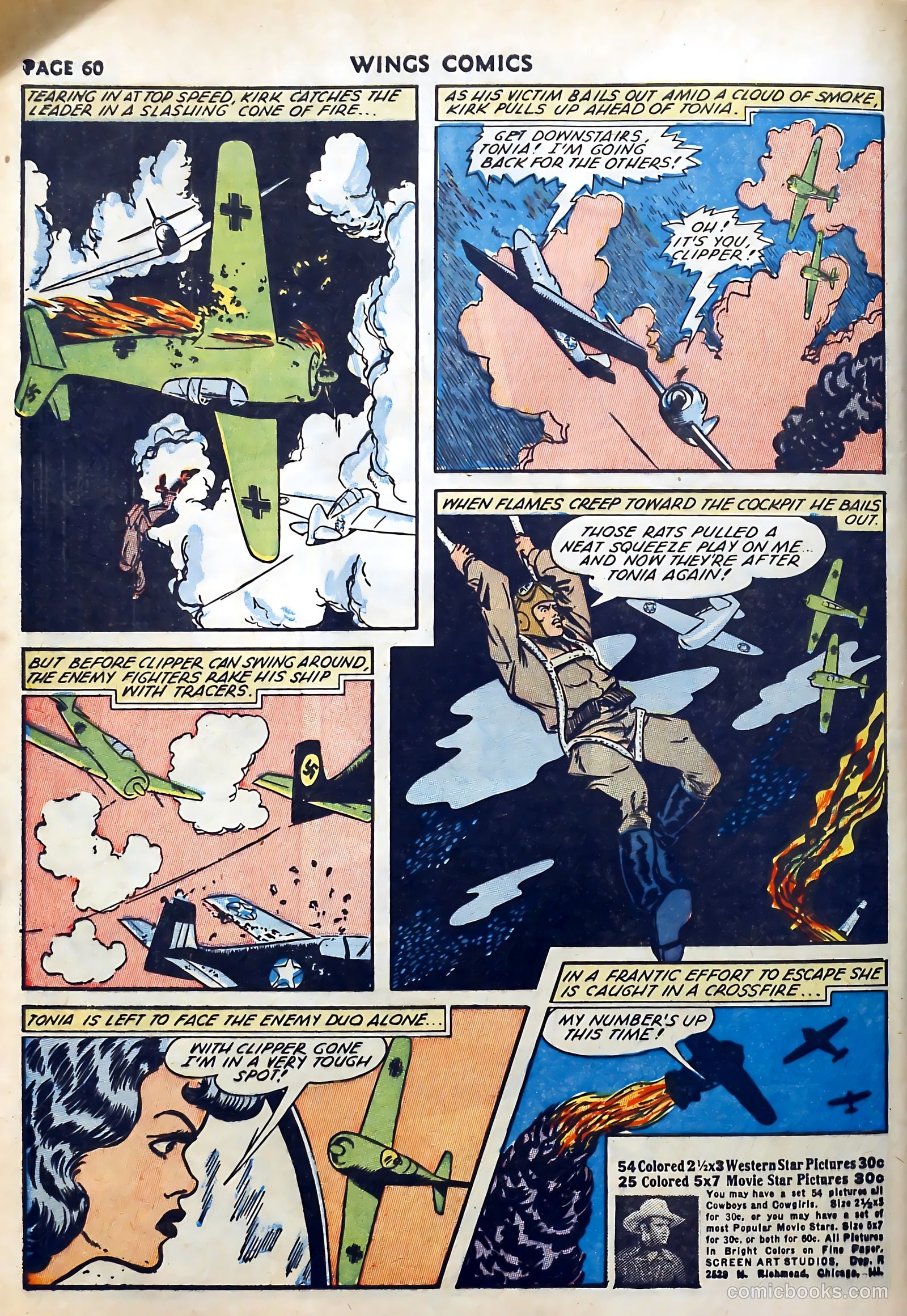 Wings Comics #27 (1942) — page 62 of 69