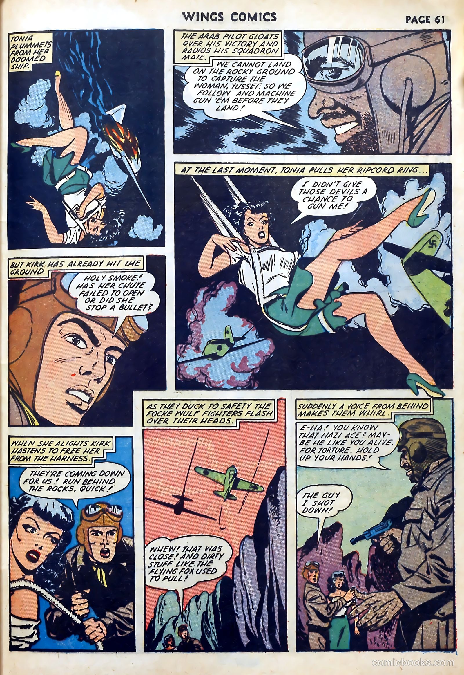 Wings Comics #27 (1942) — page 63 of 69