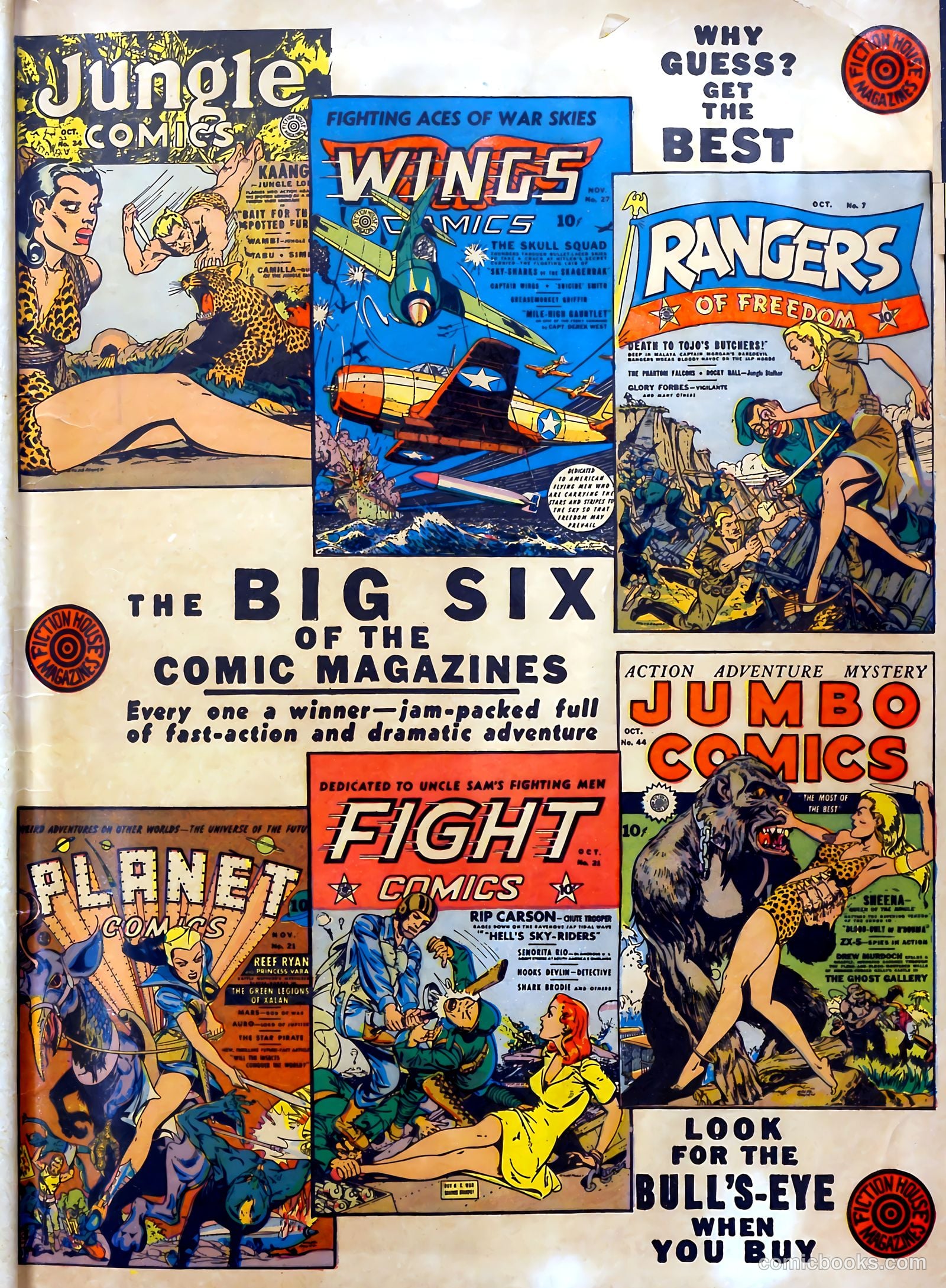 Wings Comics #27 (1942) — page 67 of 69
