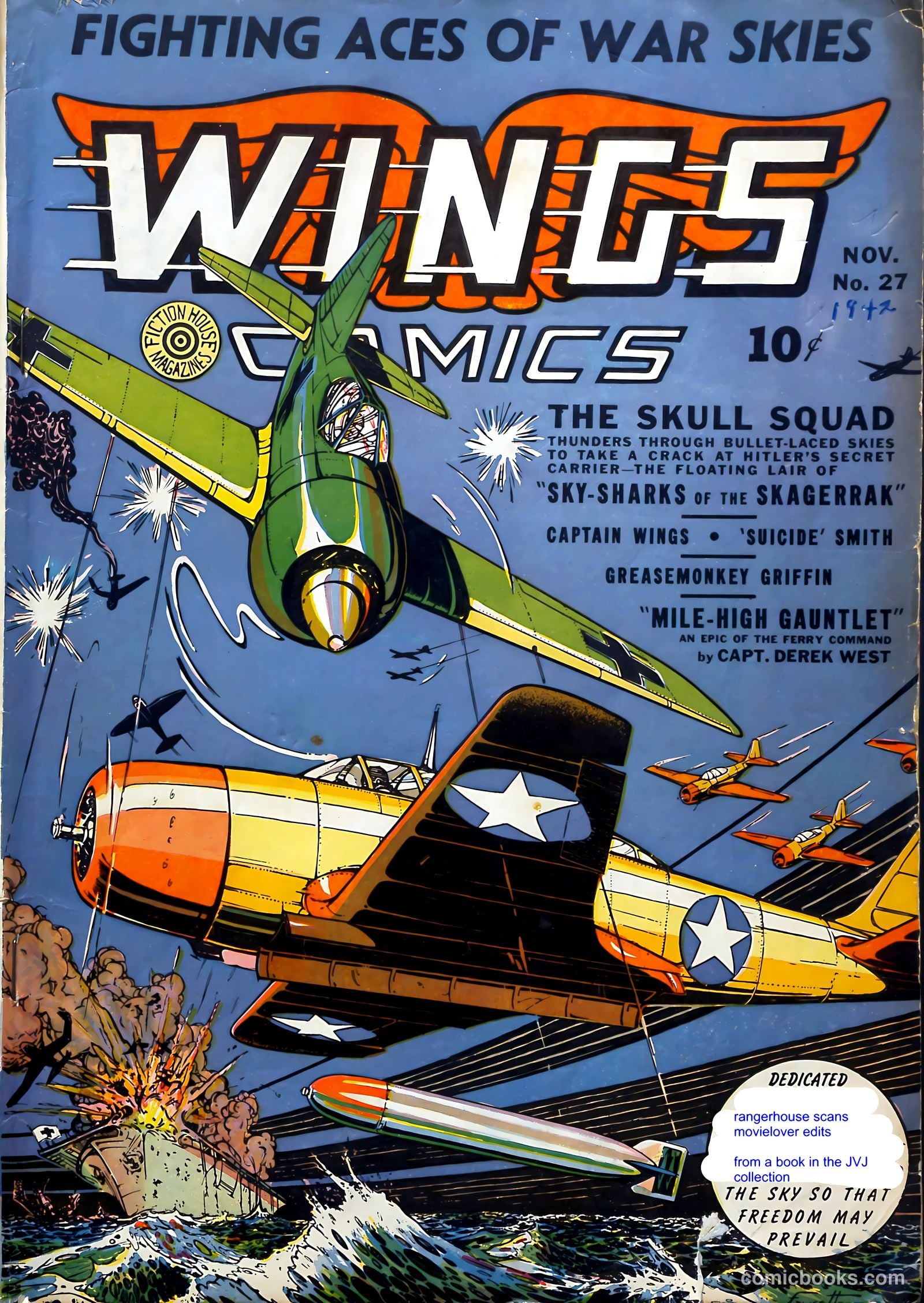 Wings Comics #27 (1942) — page 69 of 69