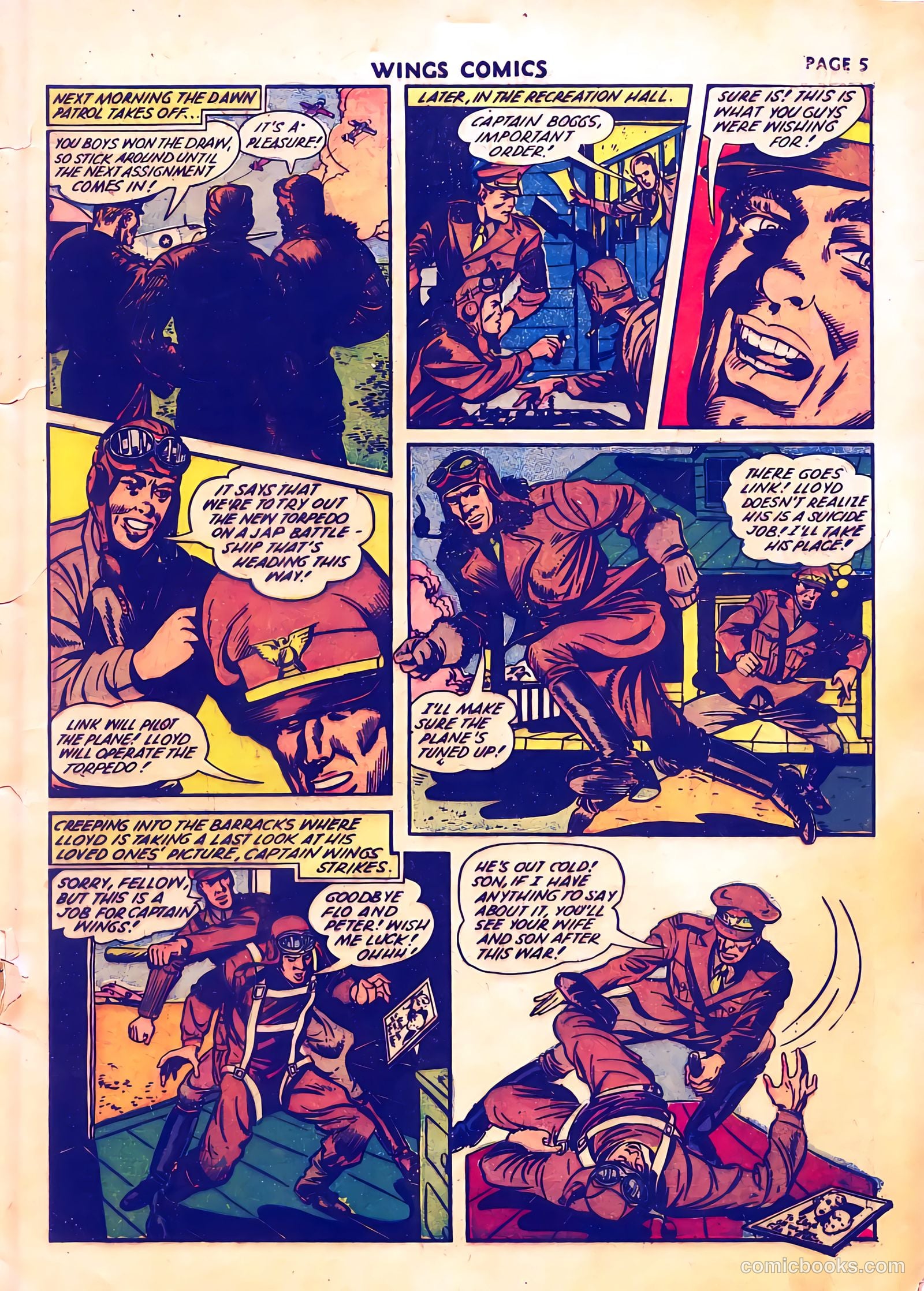 Wings Comics #28 (1942) — page 8 of 68