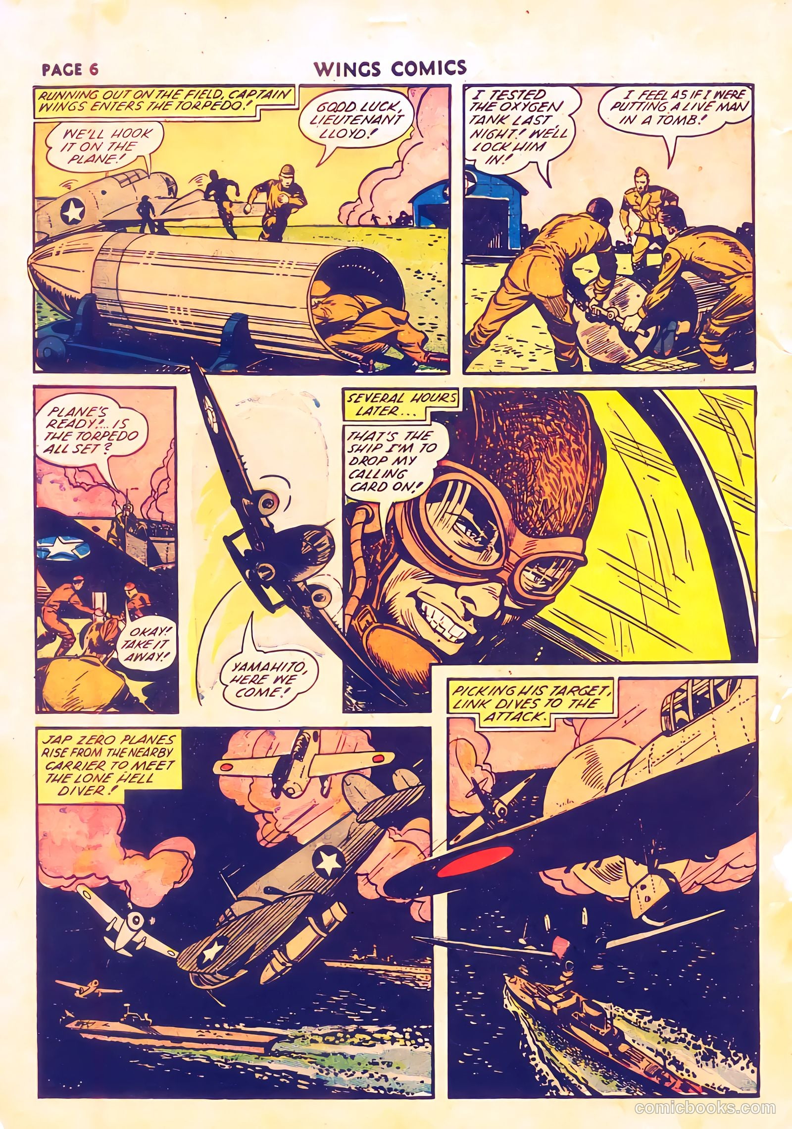 Wings Comics #28 (1942) — page 9 of 68