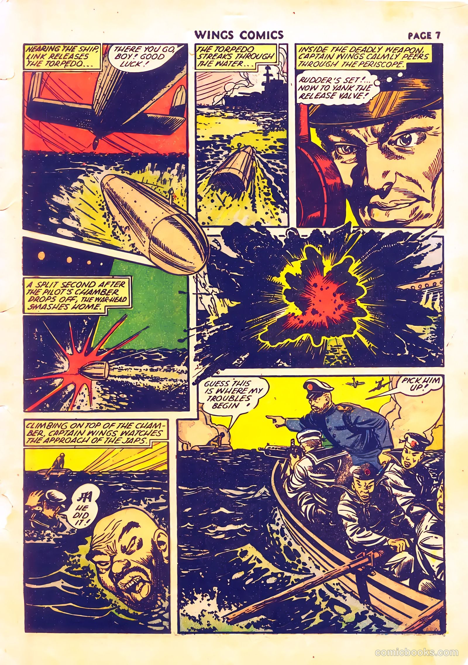 Wings Comics #28 (1942) — page 10 of 68