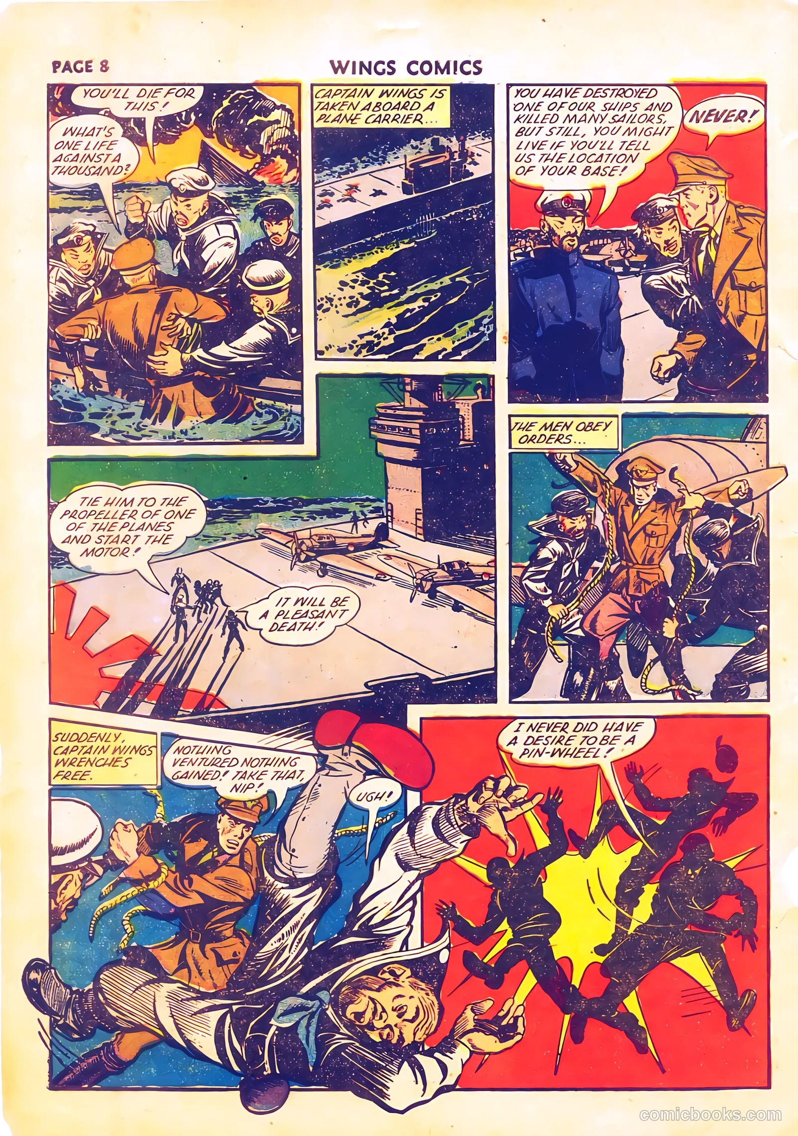 Wings Comics #28 (1942) — page 11 of 68