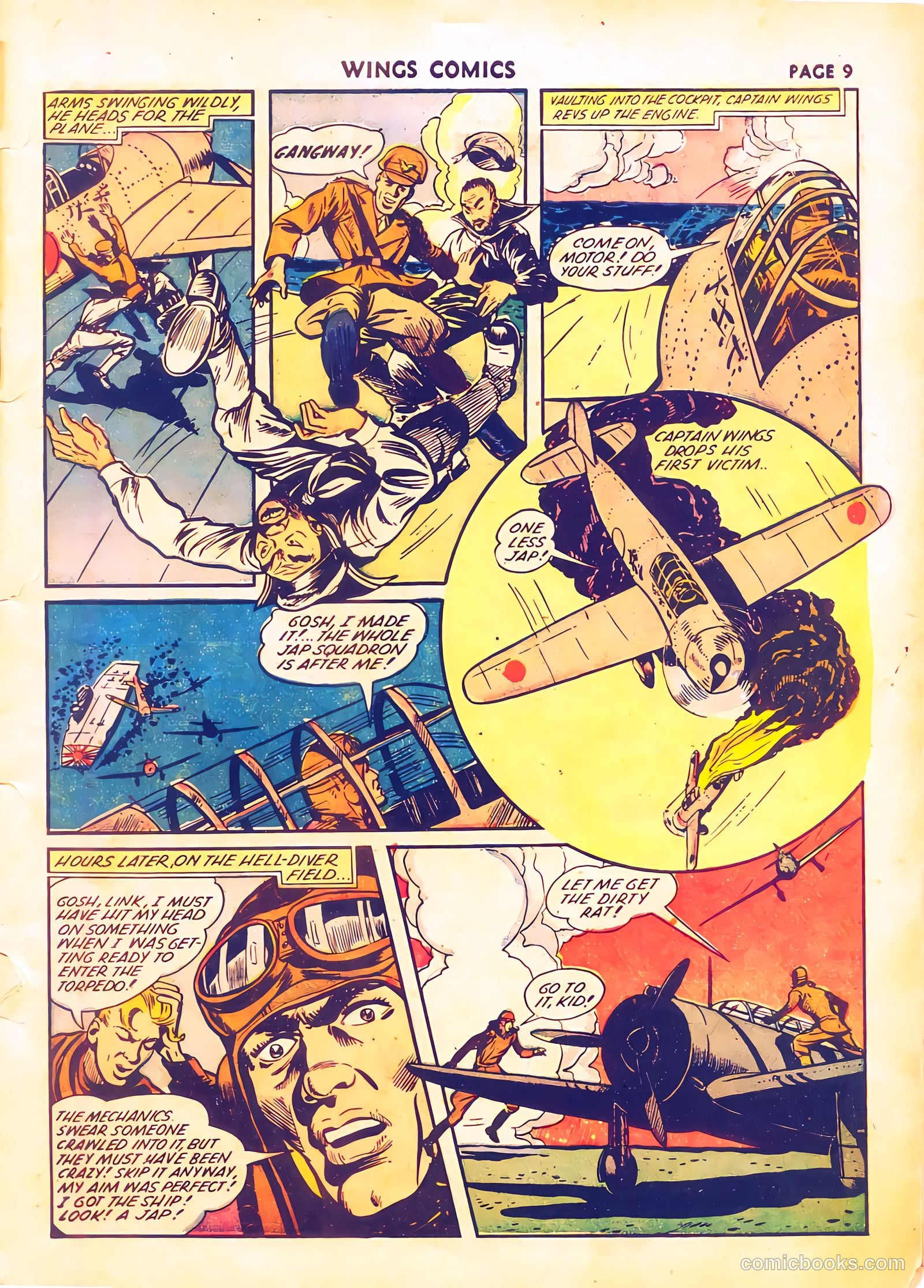 Wings Comics #28 (1942) — page 12 of 68
