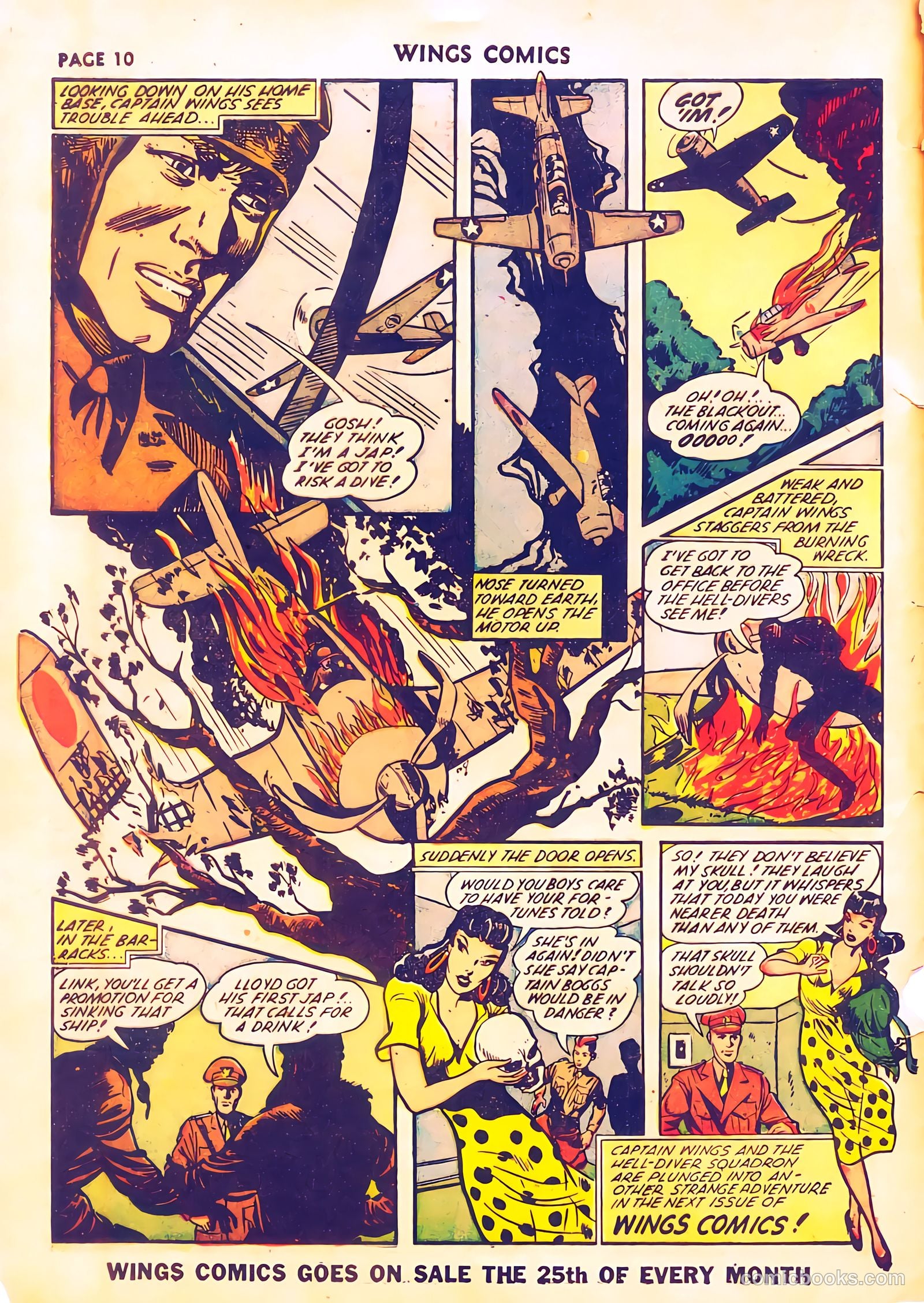 Wings Comics #28 (1942) — page 13 of 68