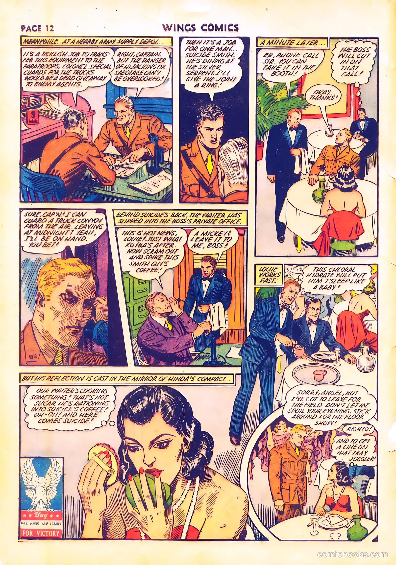 Wings Comics #28 (1942) — page 15 of 68