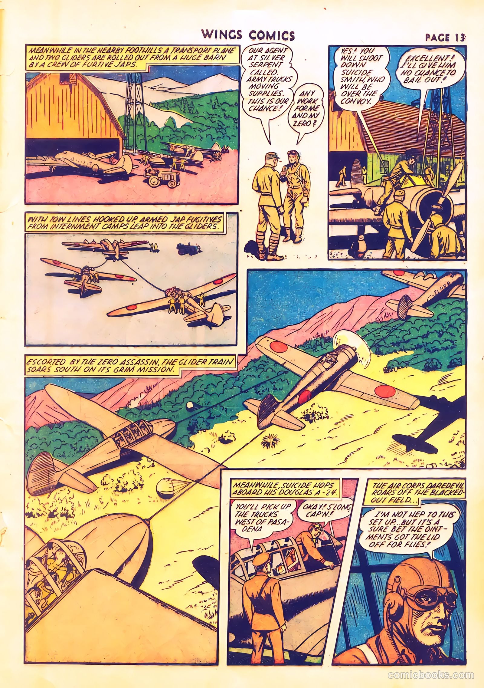 Wings Comics #28 (1942) — page 16 of 68