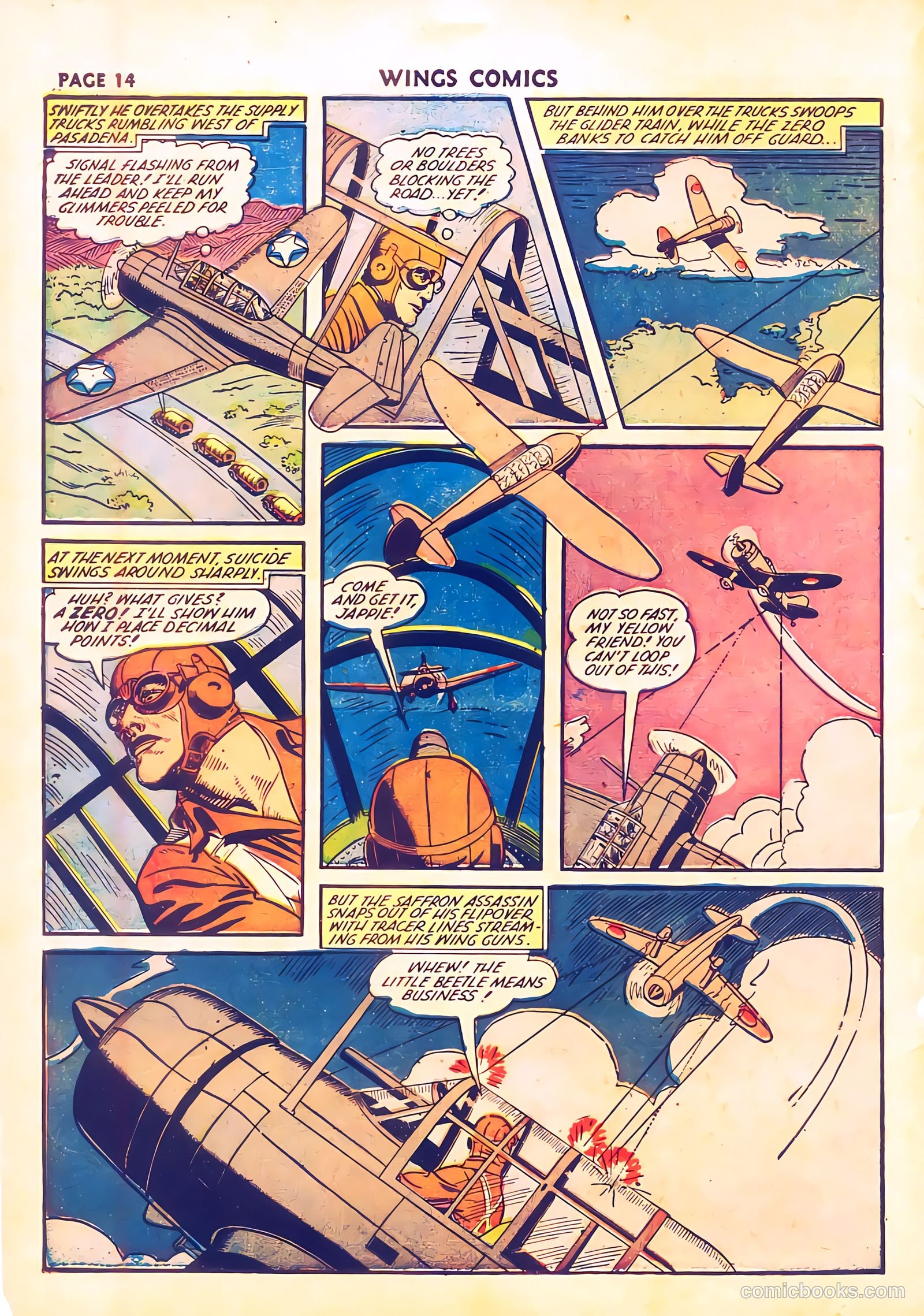 Wings Comics #28 (1942) — page 17 of 68