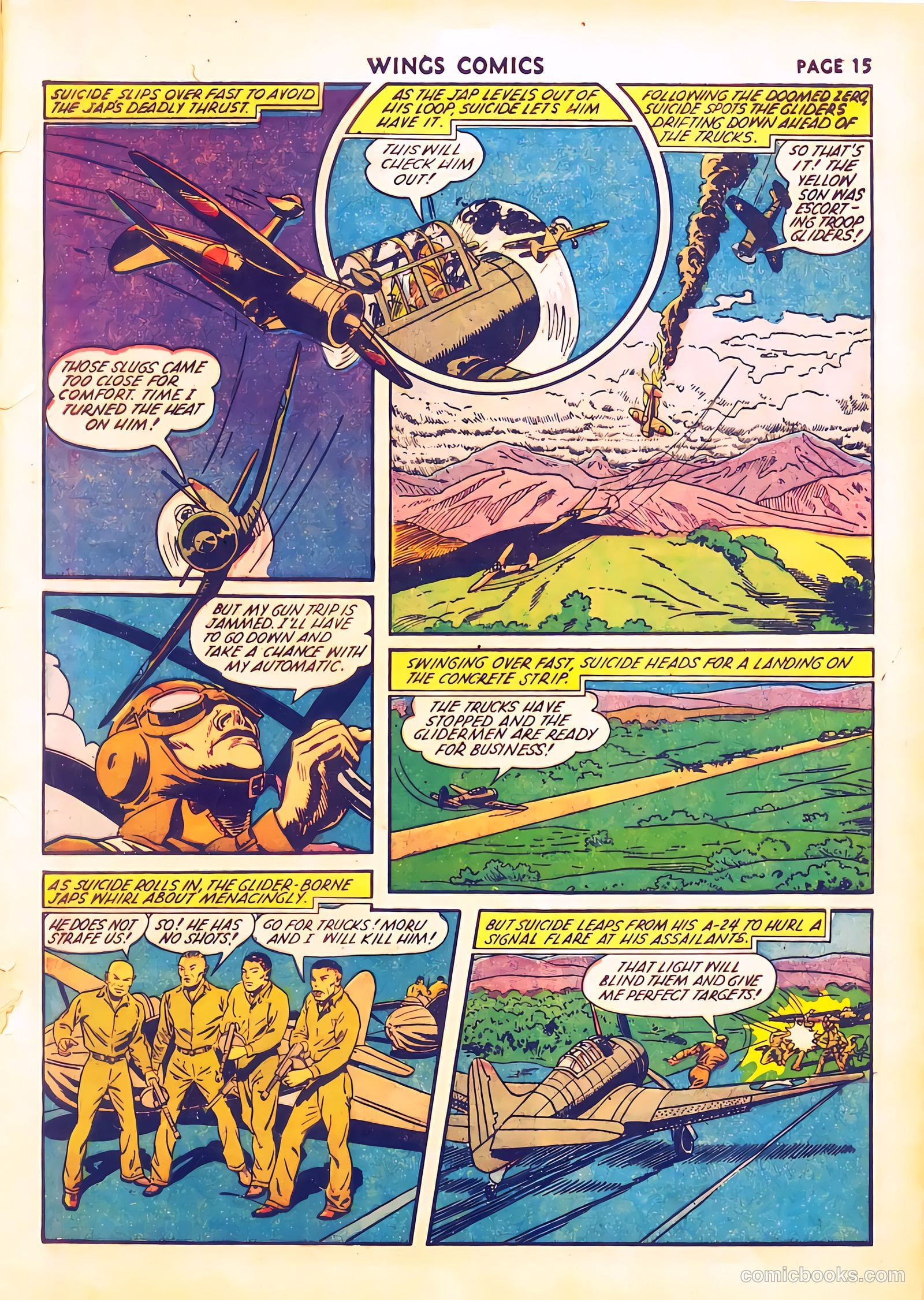 Wings Comics #28 (1942) — page 18 of 68