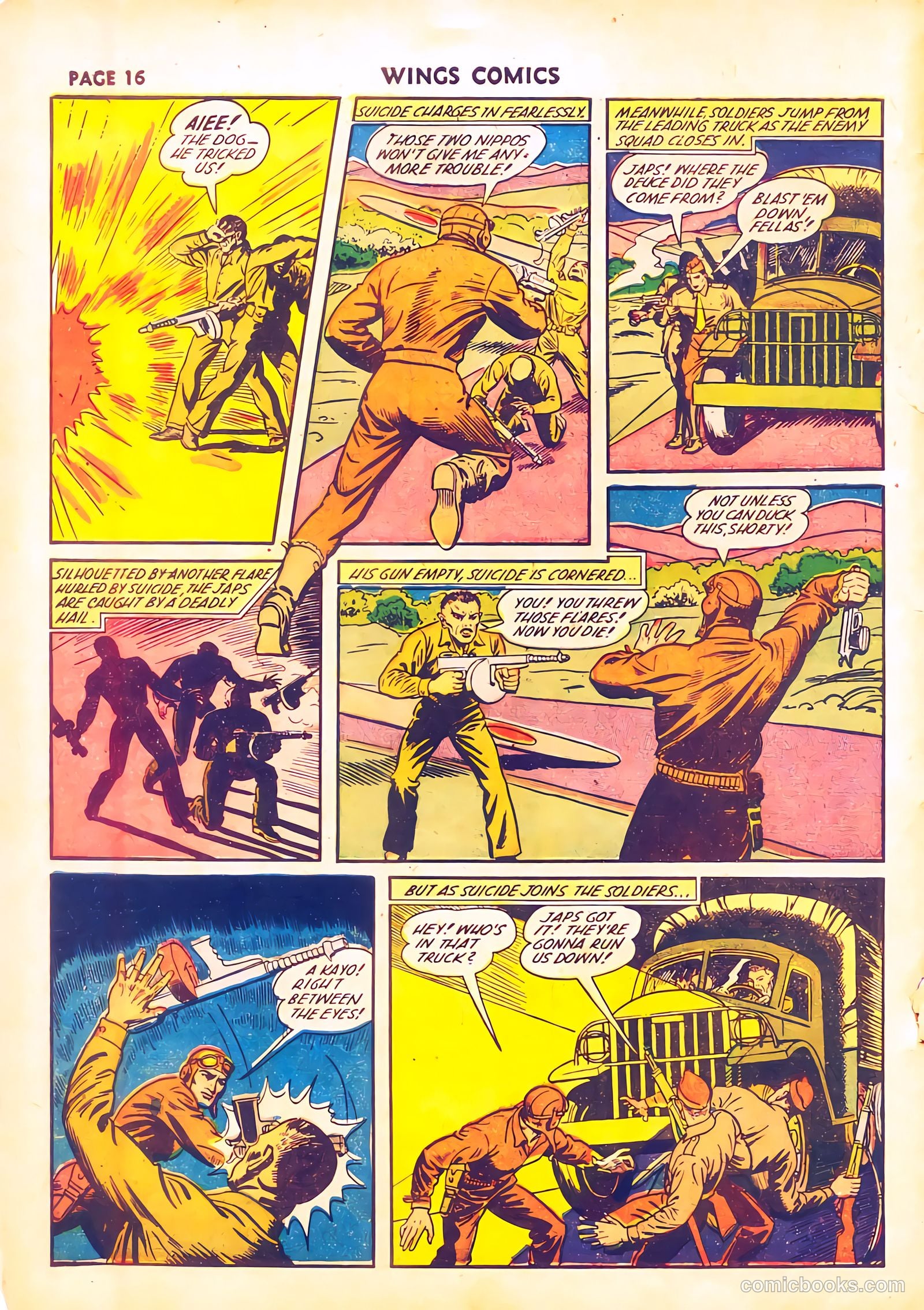 Wings Comics #28 (1942) — page 19 of 68
