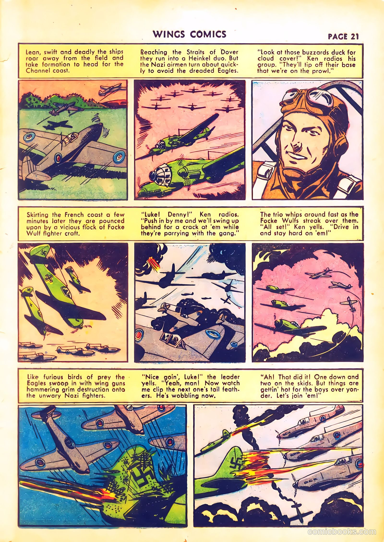 Wings Comics #28 (1942) — page 24 of 68