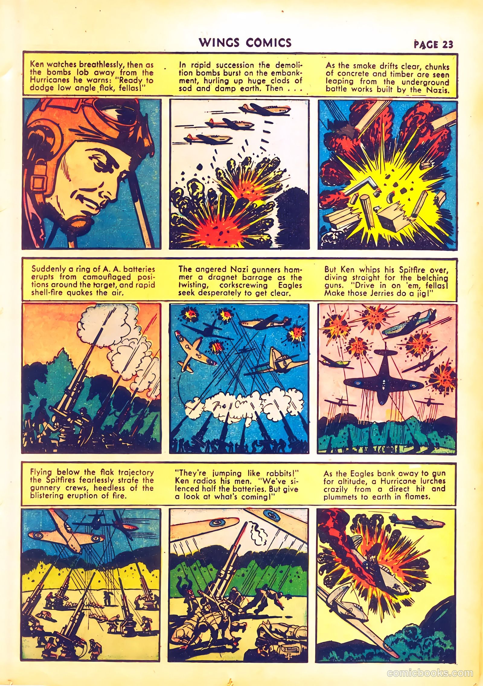 Wings Comics #28 (1942) — page 26 of 68