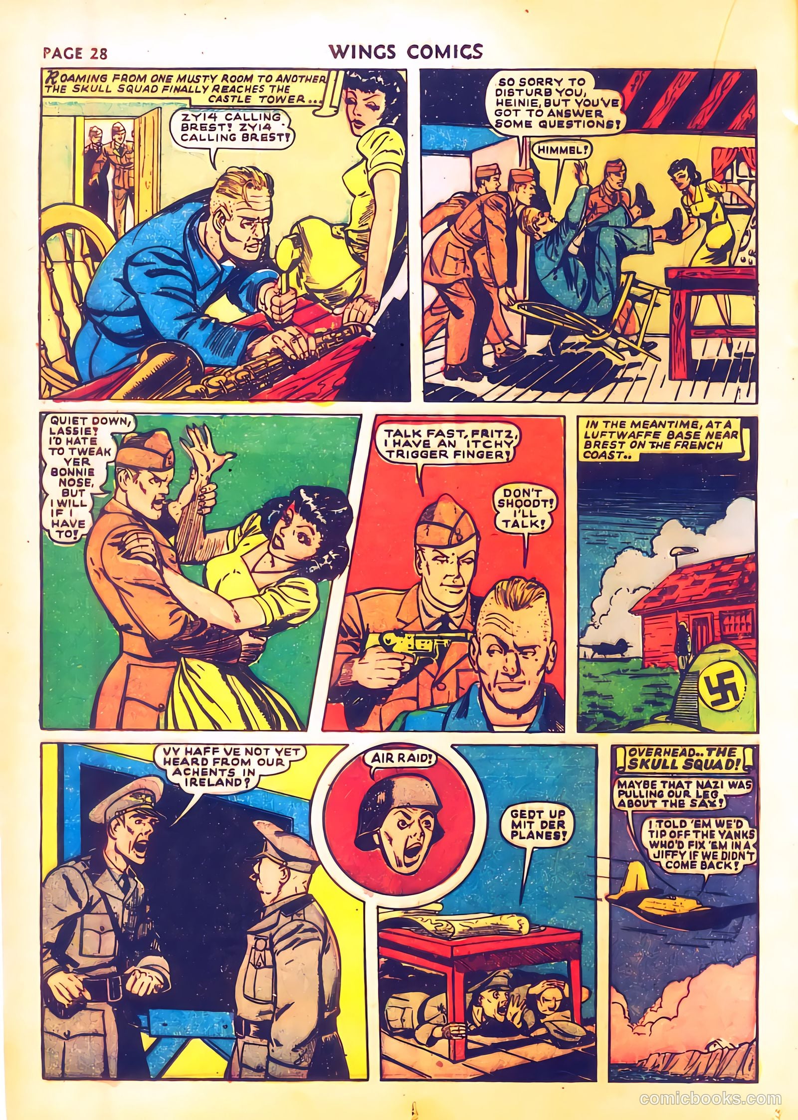 Wings Comics #28 (1942) — page 31 of 68