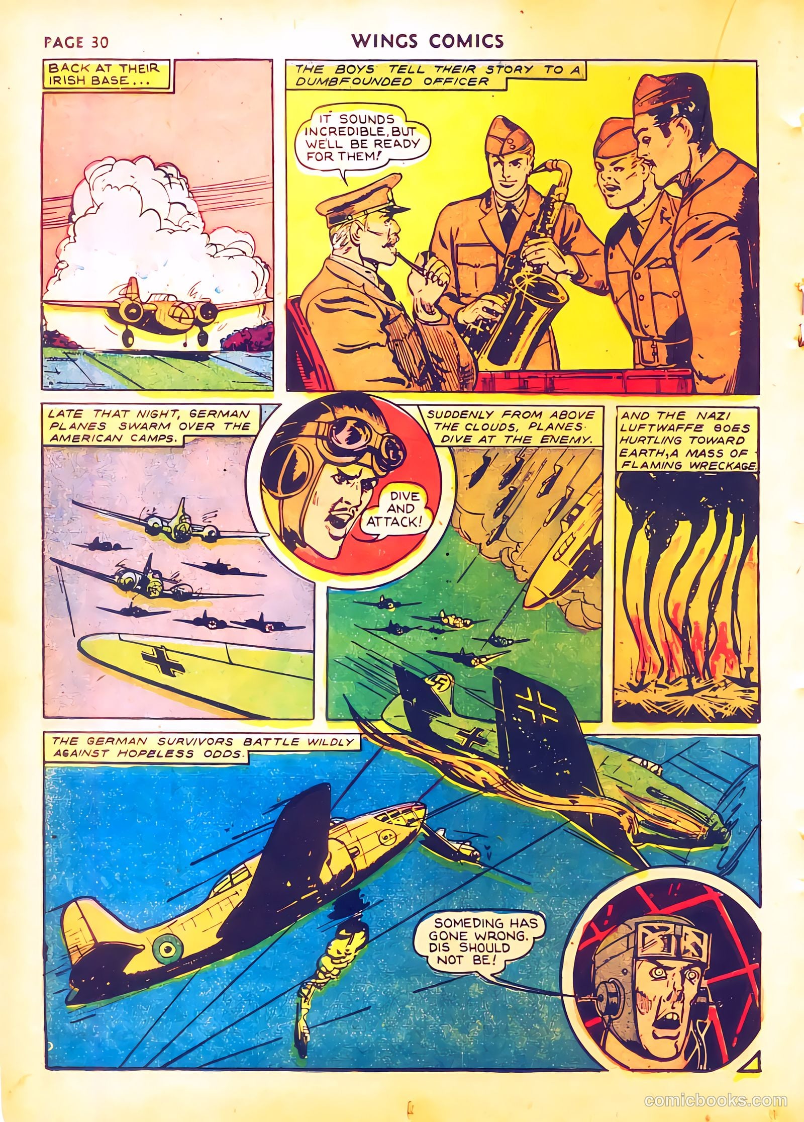 Wings Comics #28 (1942) — page 33 of 68