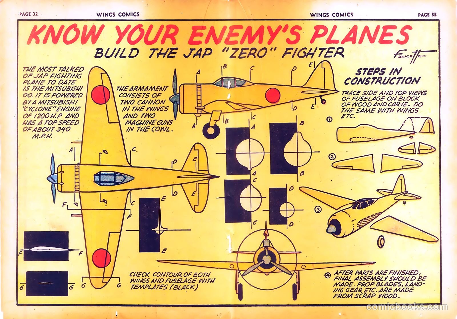 Wings Comics #28 (1942) — page 35 of 68
