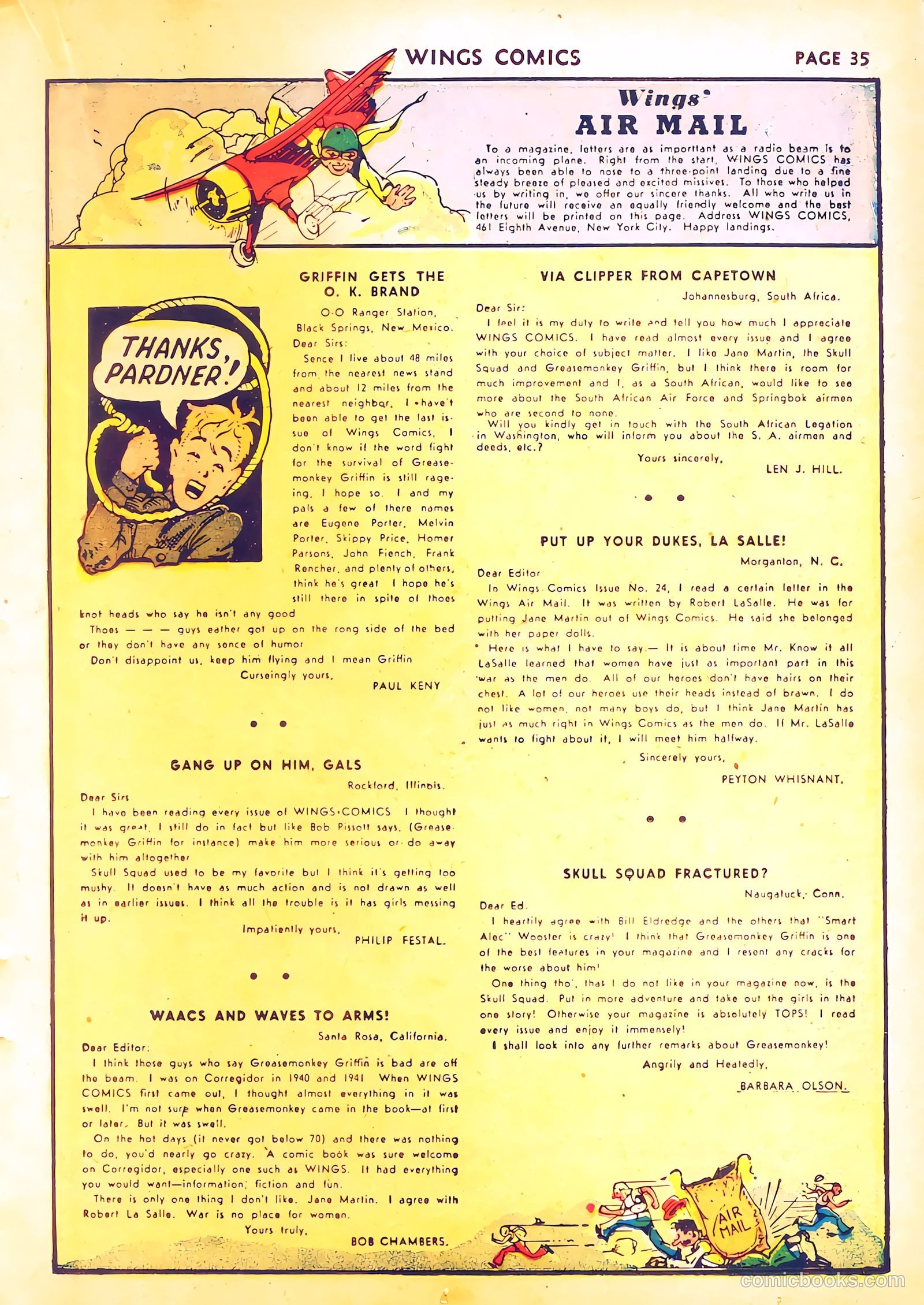 Wings Comics #28 (1942) — page 37 of 68