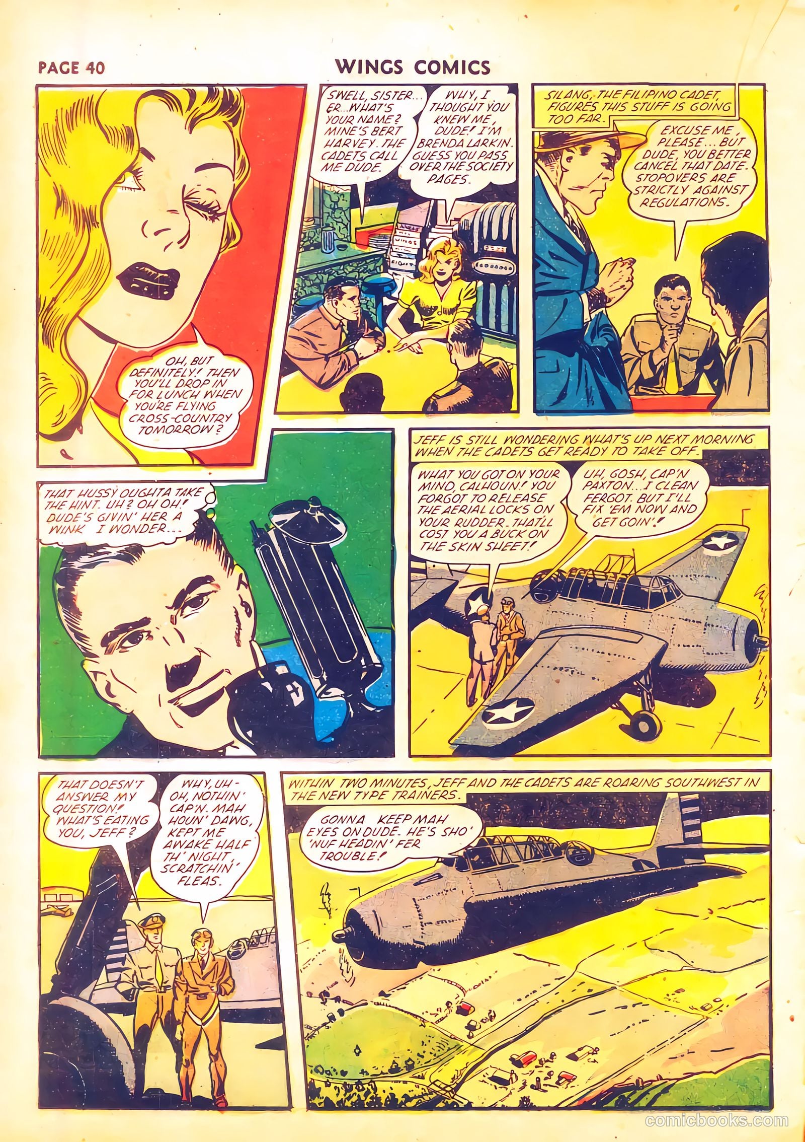 Wings Comics #28 (1942) — page 42 of 68