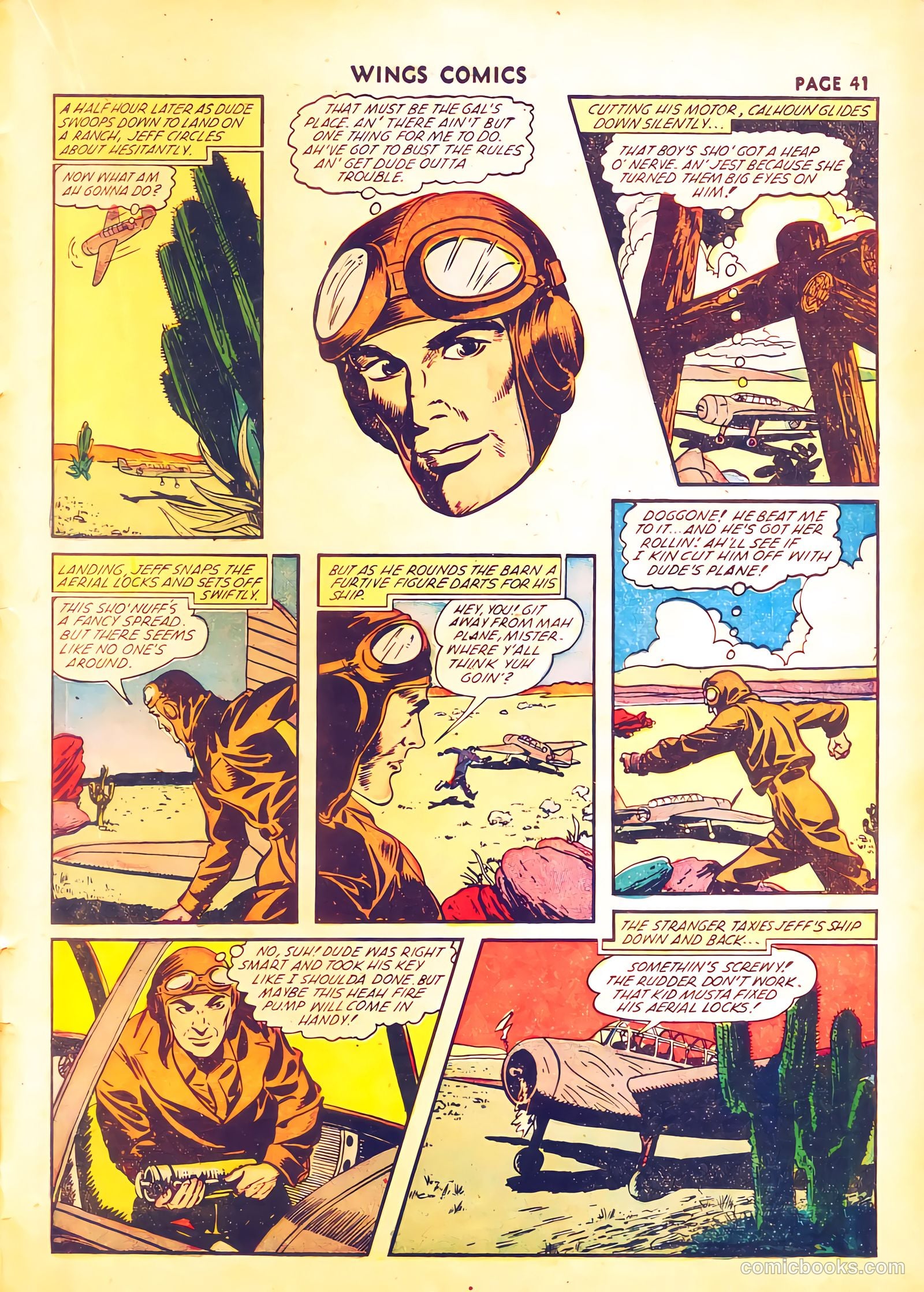 Wings Comics #28 (1942) — page 43 of 68