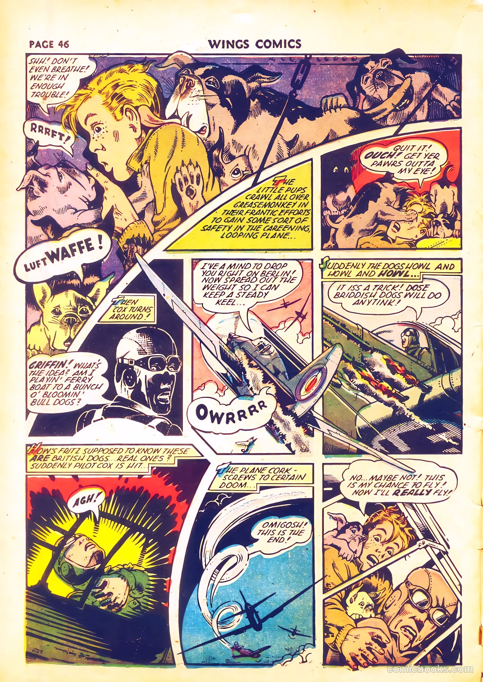 Wings Comics #28 (1942) — page 48 of 68