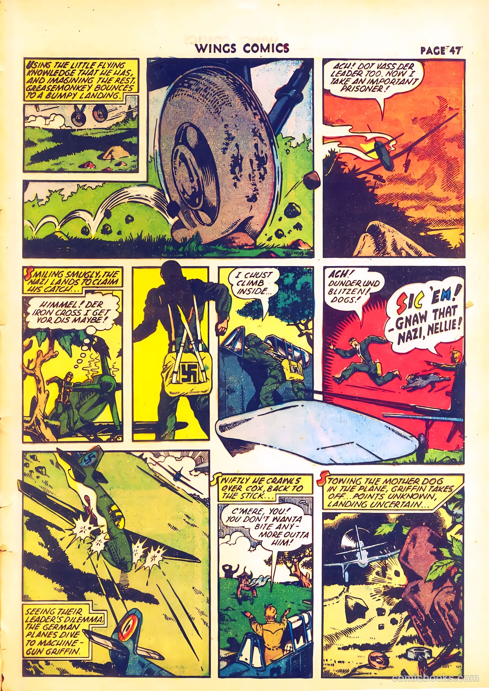 Wings Comics #28 (1942) — page 49 of 68
