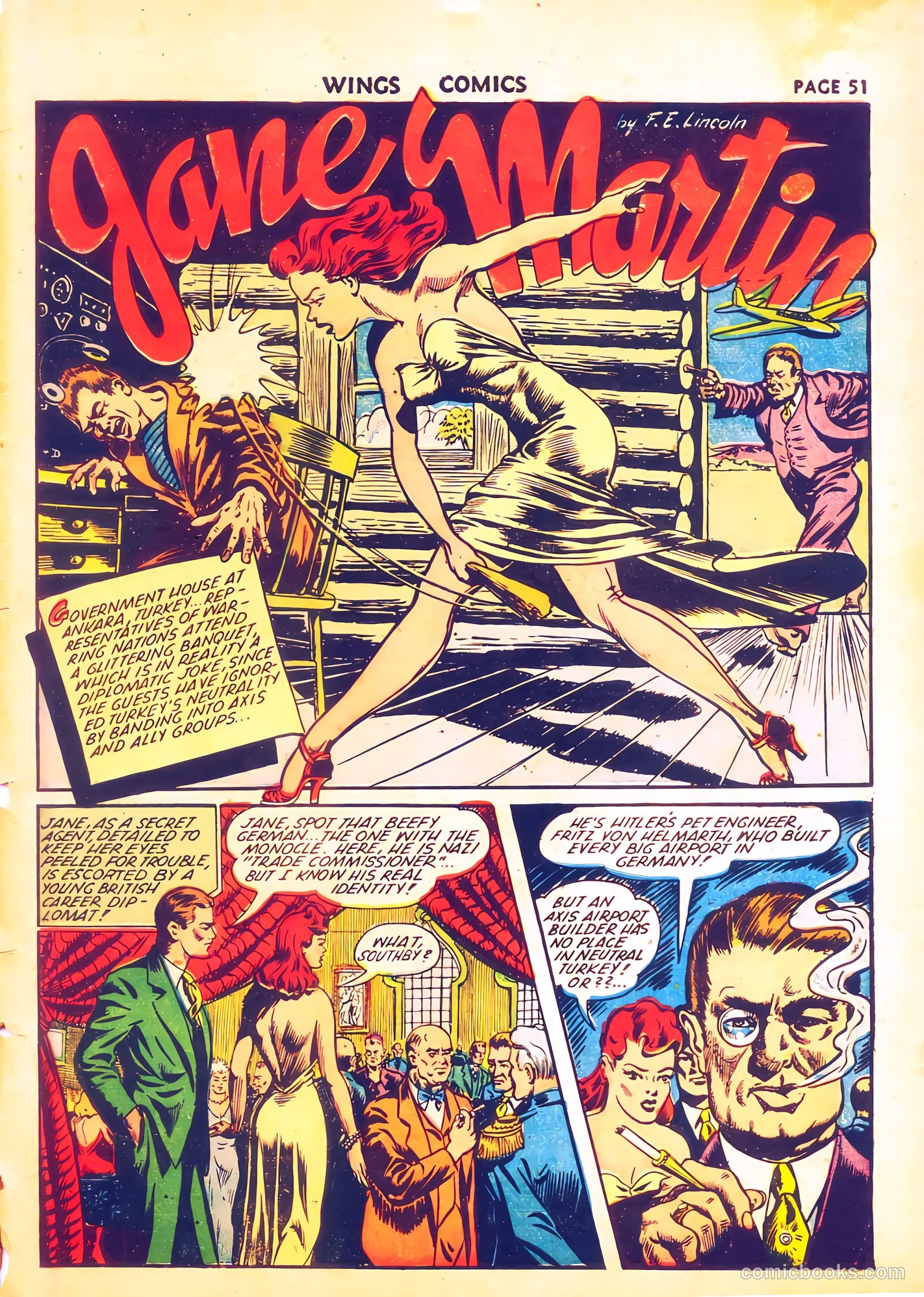 Wings Comics #28 (1942) — page 53 of 68