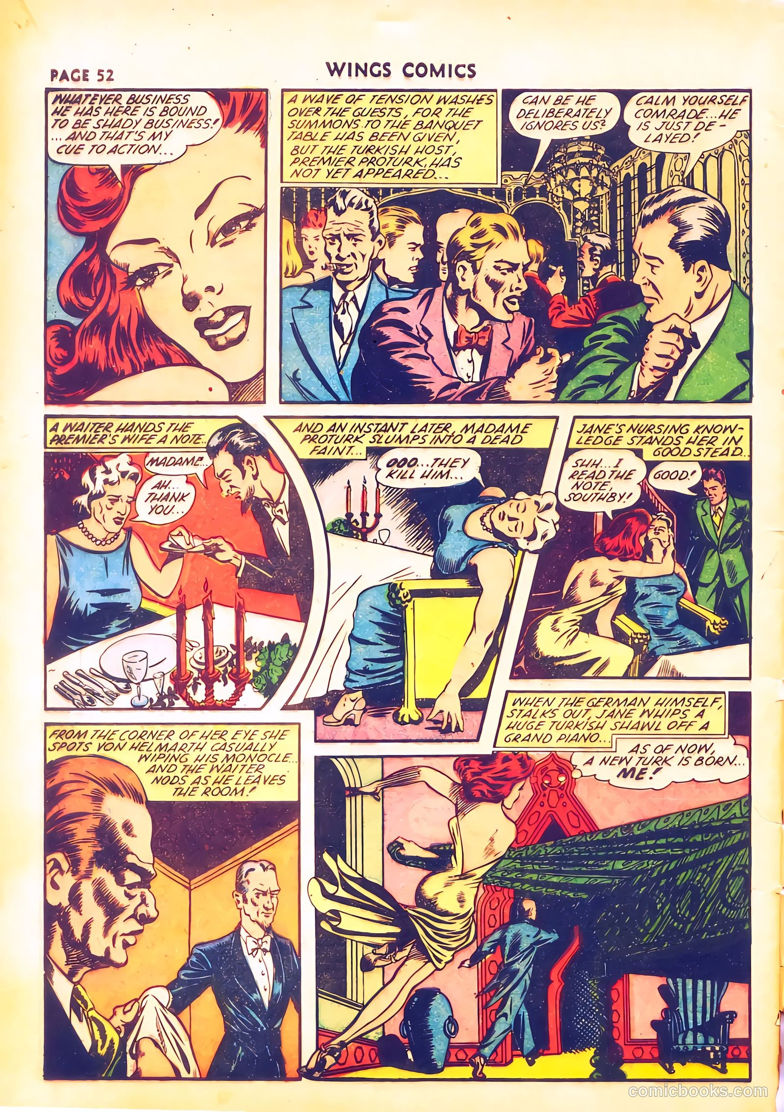 Wings Comics #28 (1942) — page 54 of 68