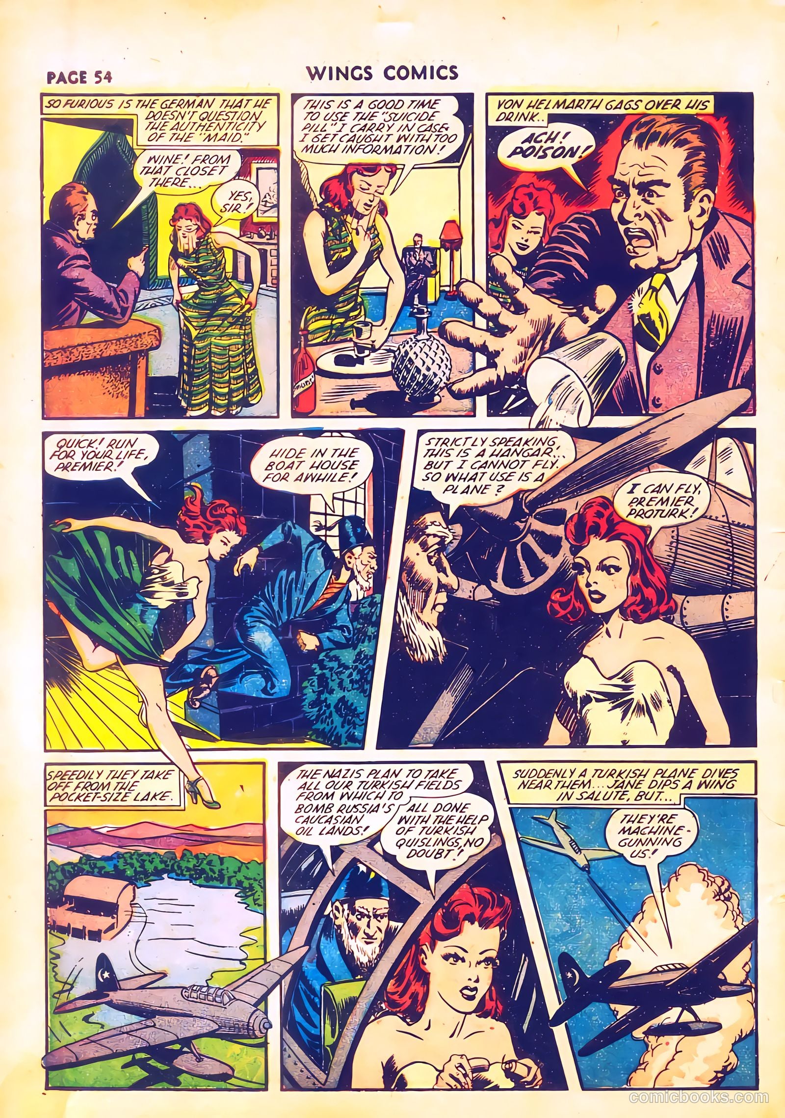 Wings Comics #28 (1942) — page 56 of 68