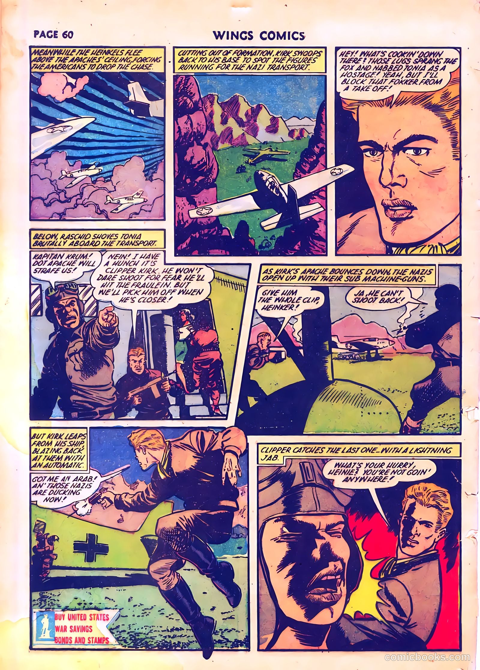 Wings Comics #28 (1942) — page 62 of 68