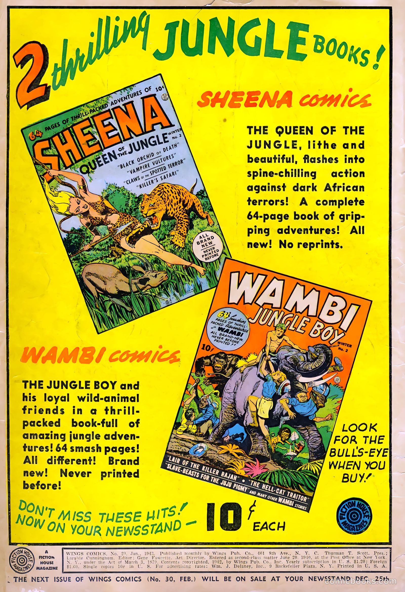 Wings Comics #29 (1943) — page 2 of 68