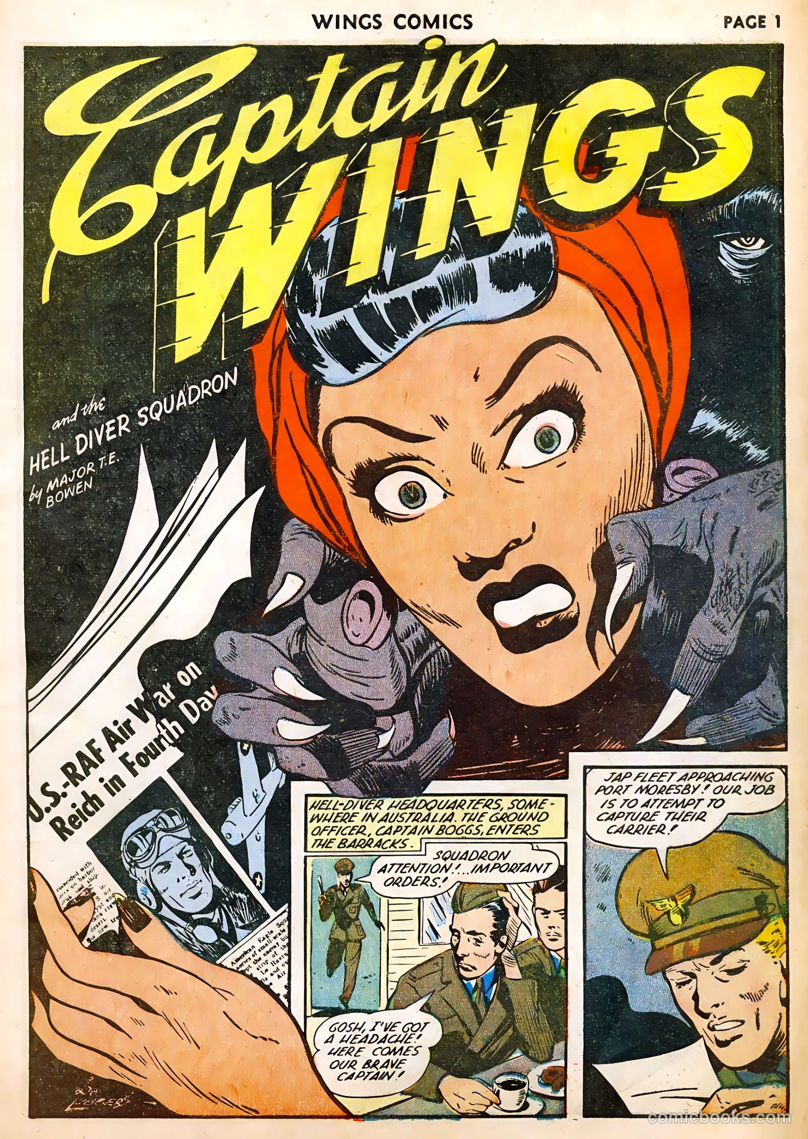 Wings Comics #29 (1943) — page 3 of 68