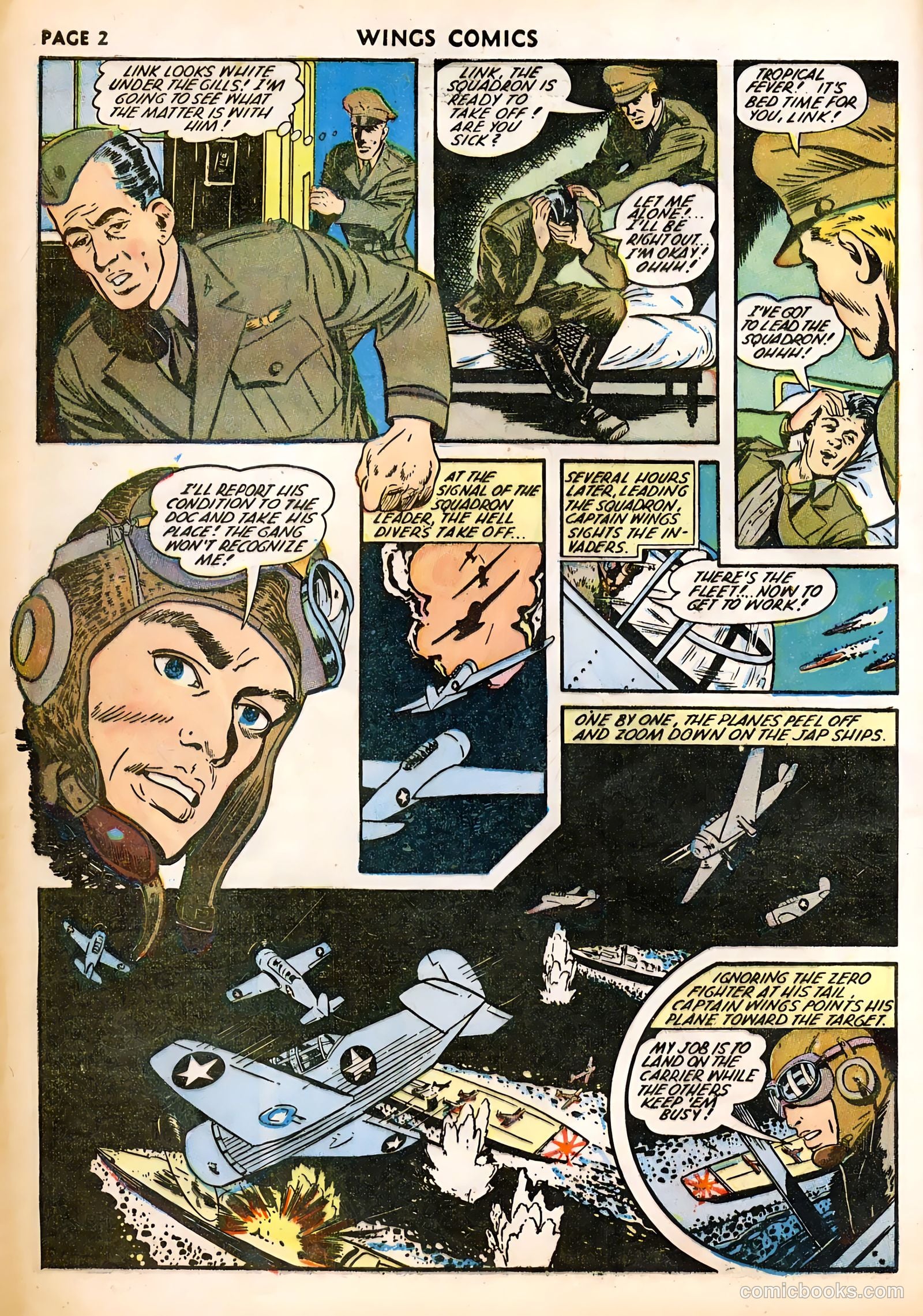 Wings Comics #29 (1943) — page 4 of 68