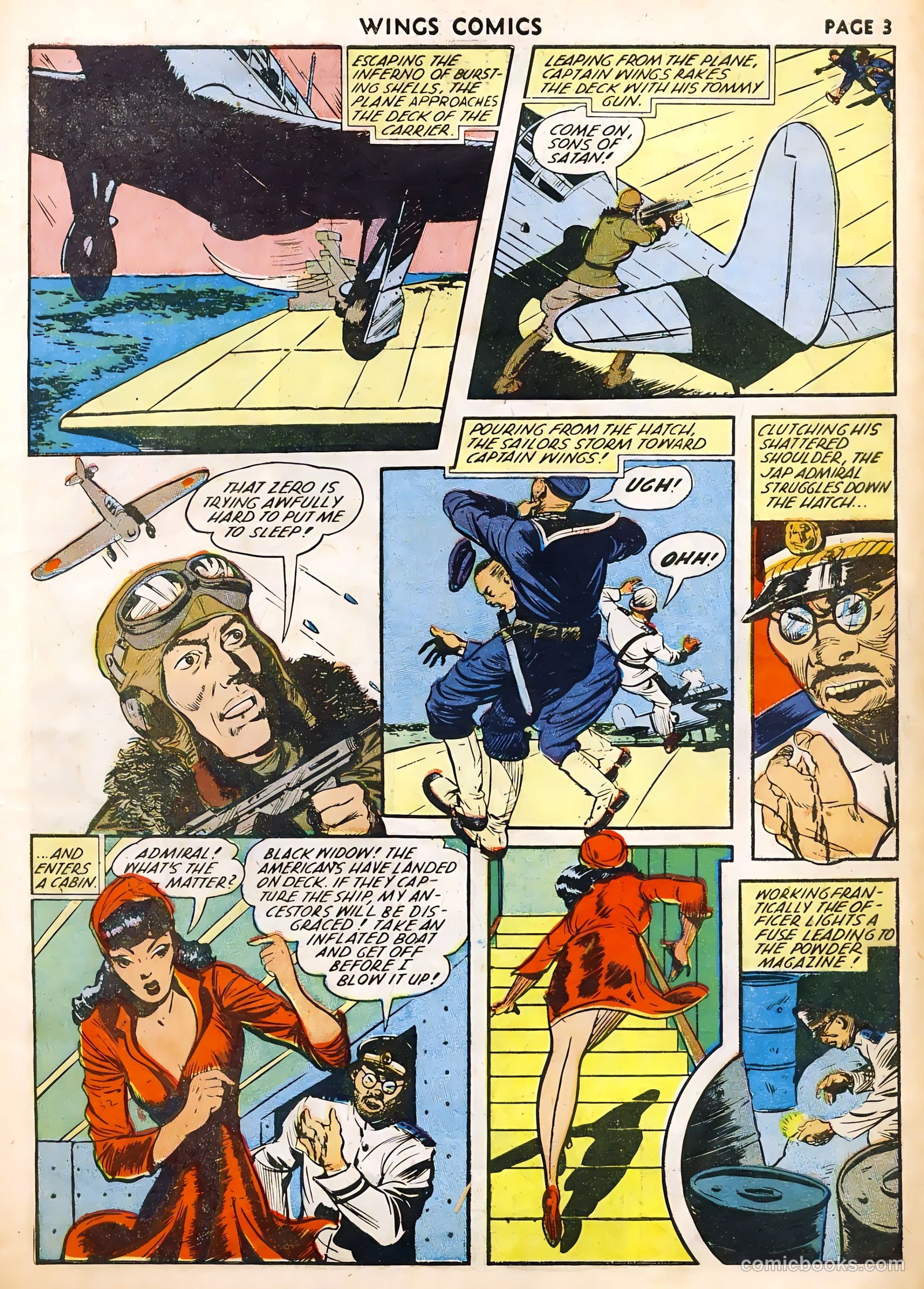 Wings Comics #29 (1943) — page 5 of 68