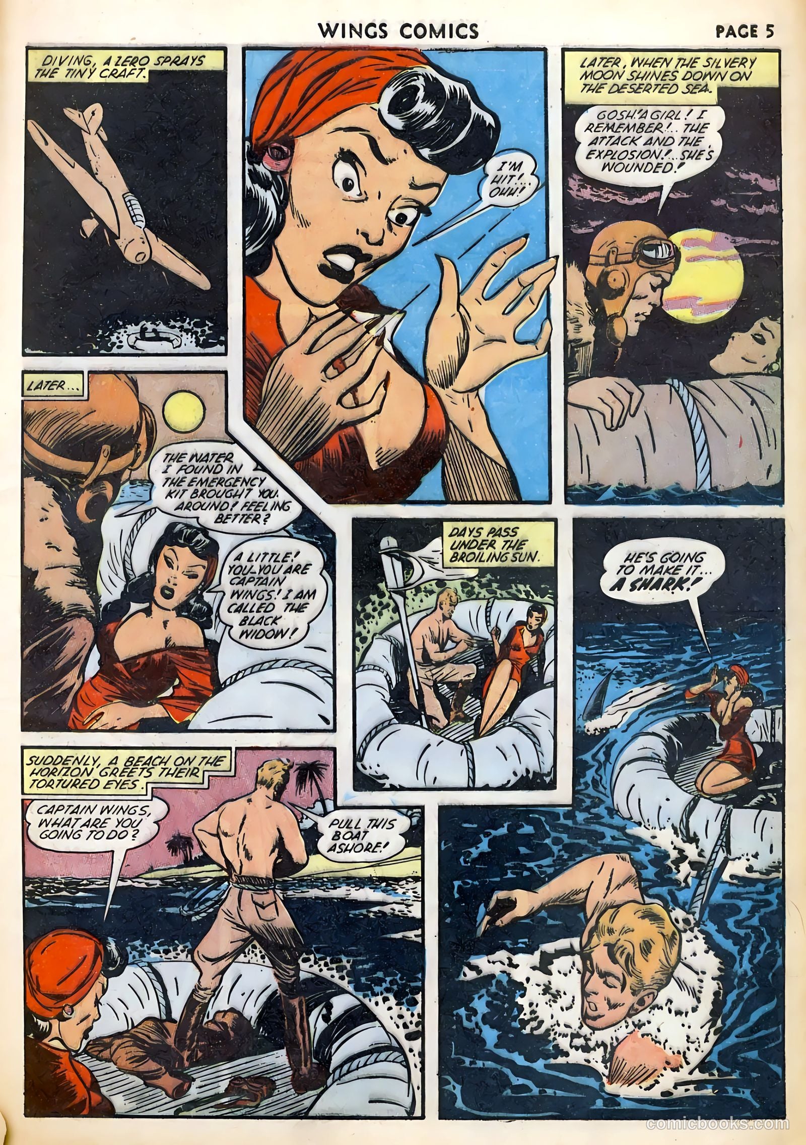 Wings Comics #29 (1943) — page 7 of 68
