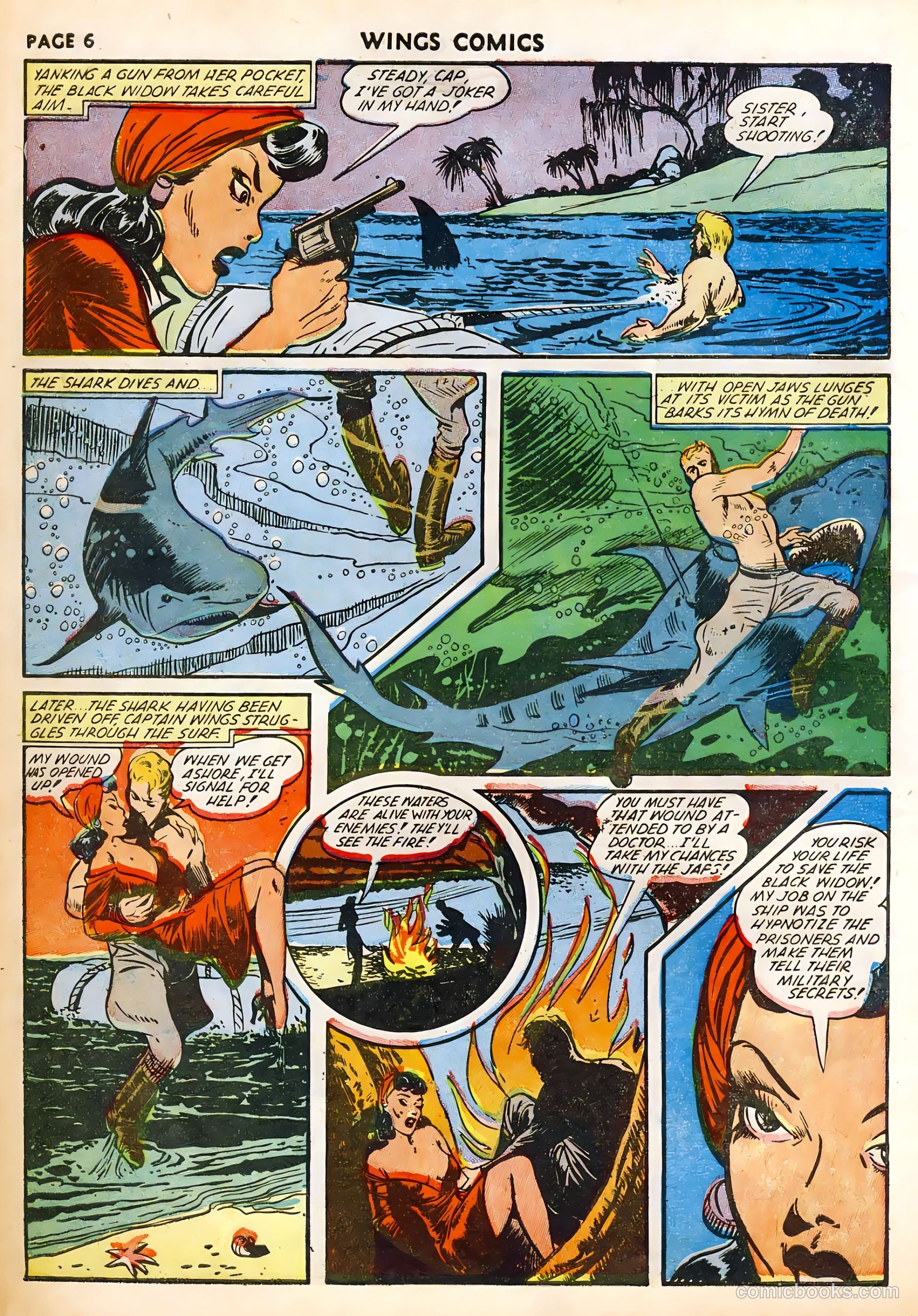 Wings Comics #29 (1943) — page 8 of 68