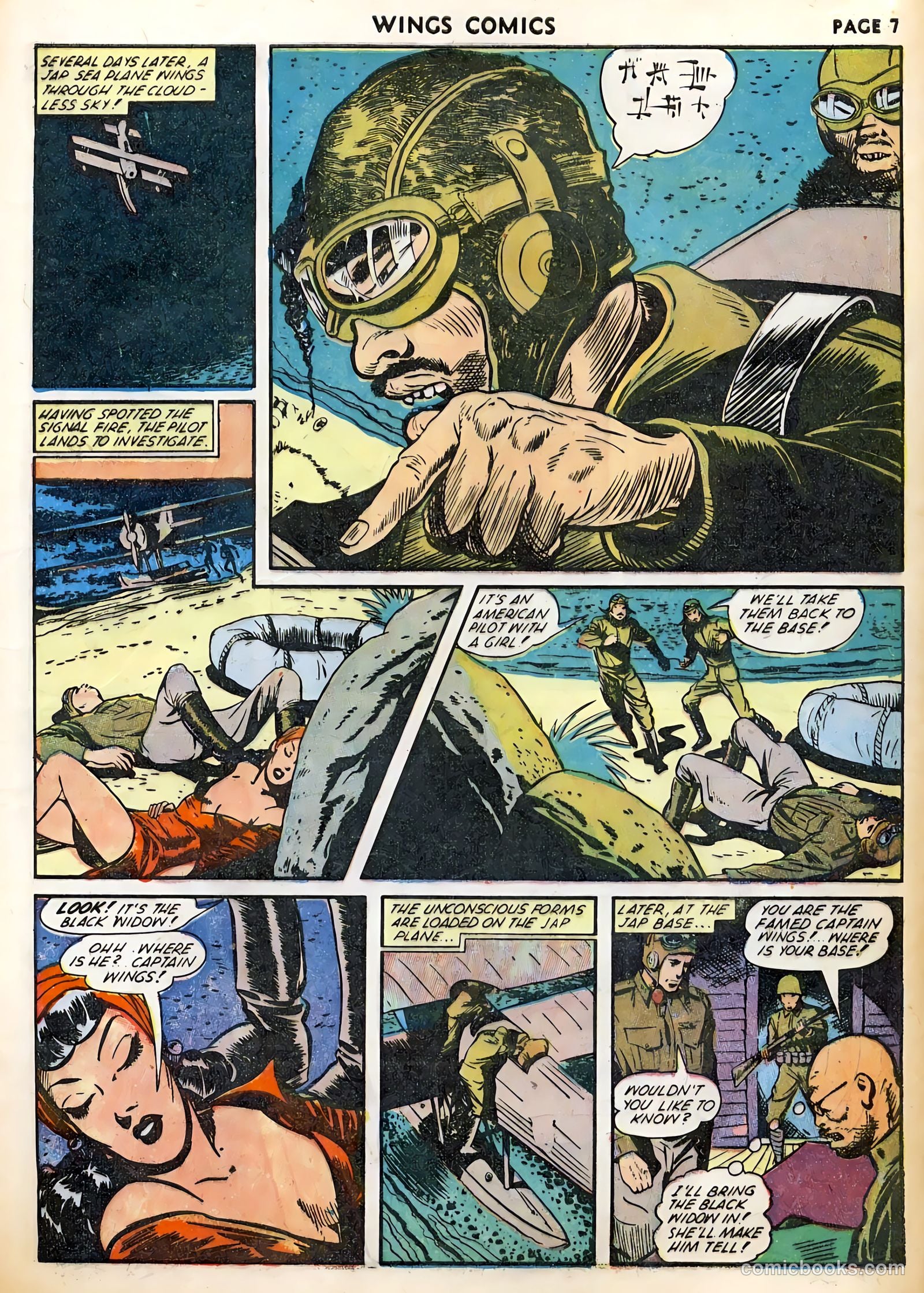 Wings Comics #29 (1943) — page 9 of 68