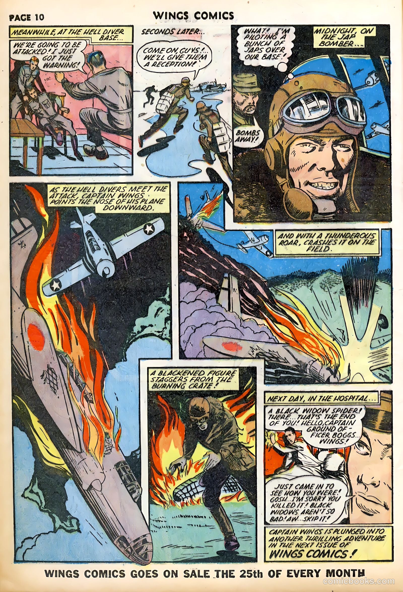 Wings Comics #29 (1943) — page 12 of 68