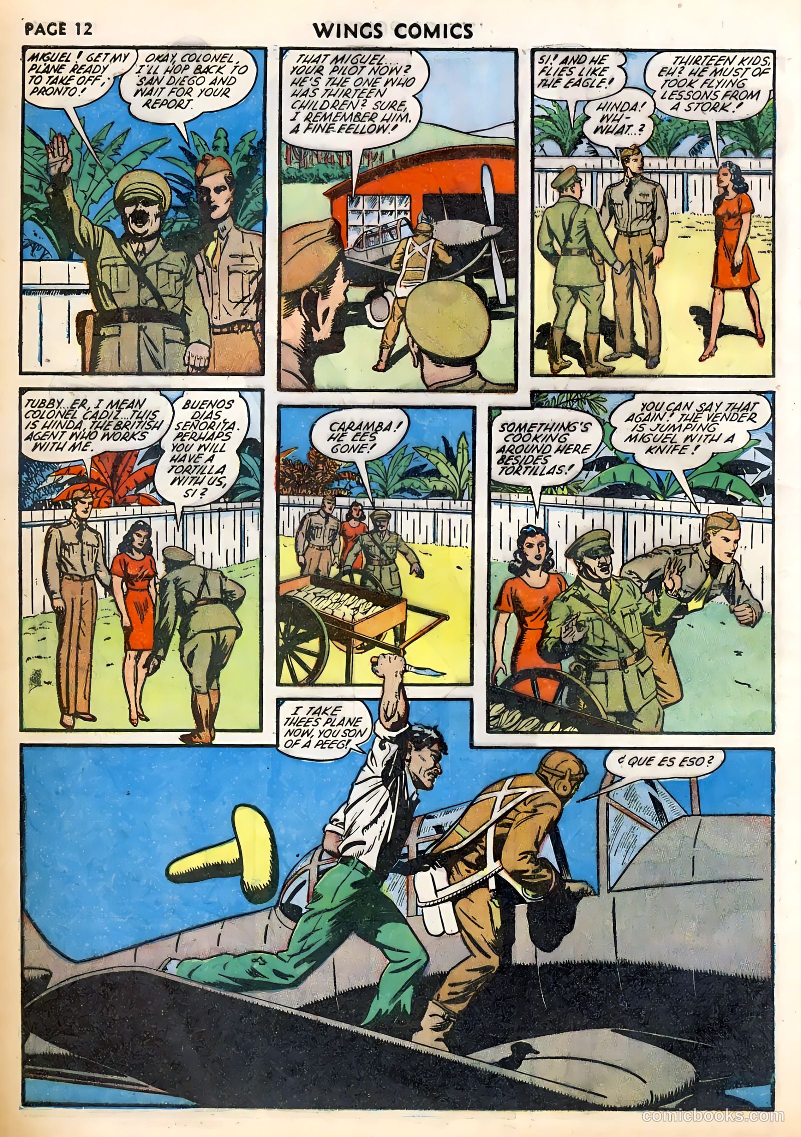 Wings Comics #29 (1943) — page 14 of 68