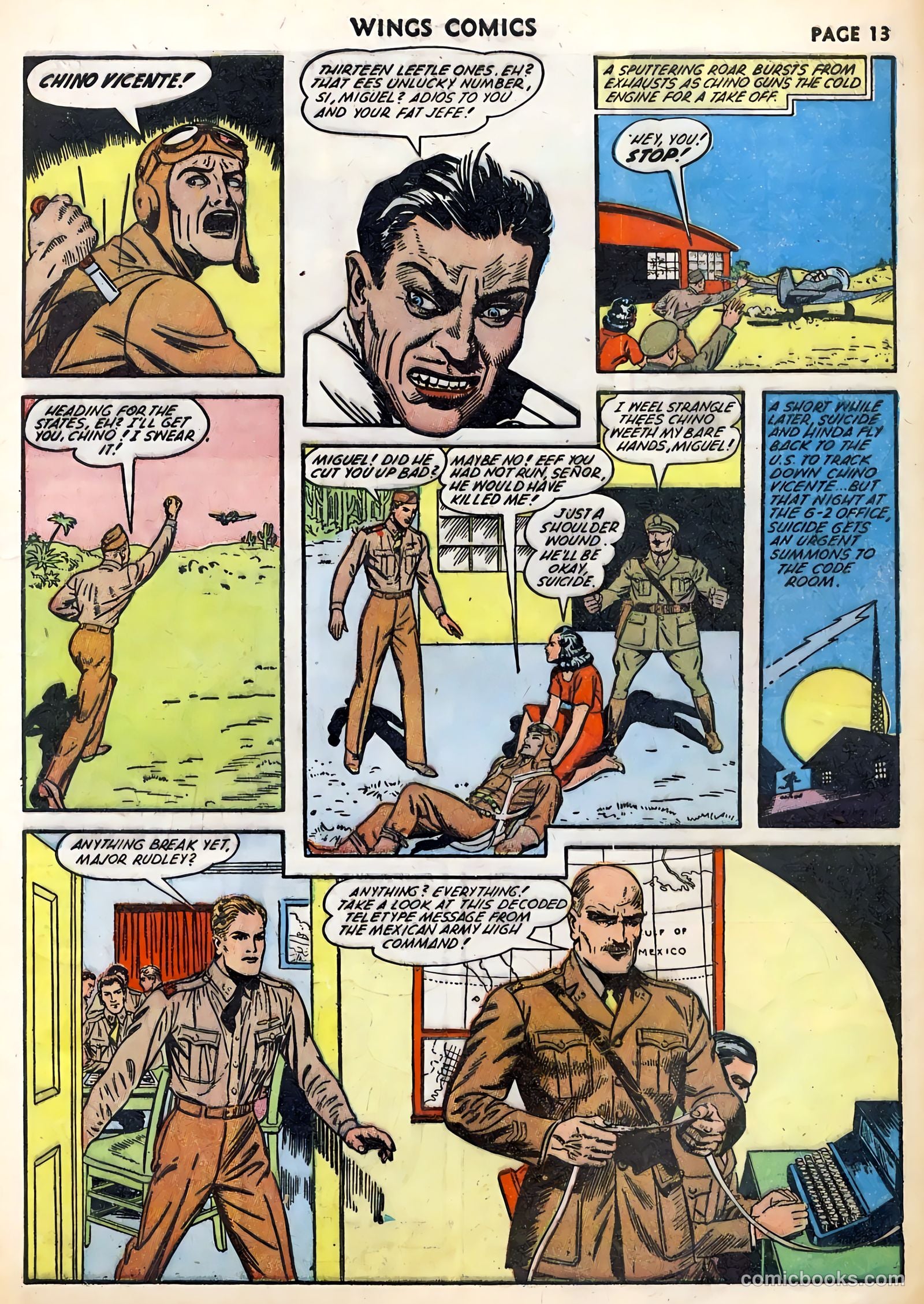 Wings Comics #29 (1943) — page 15 of 68