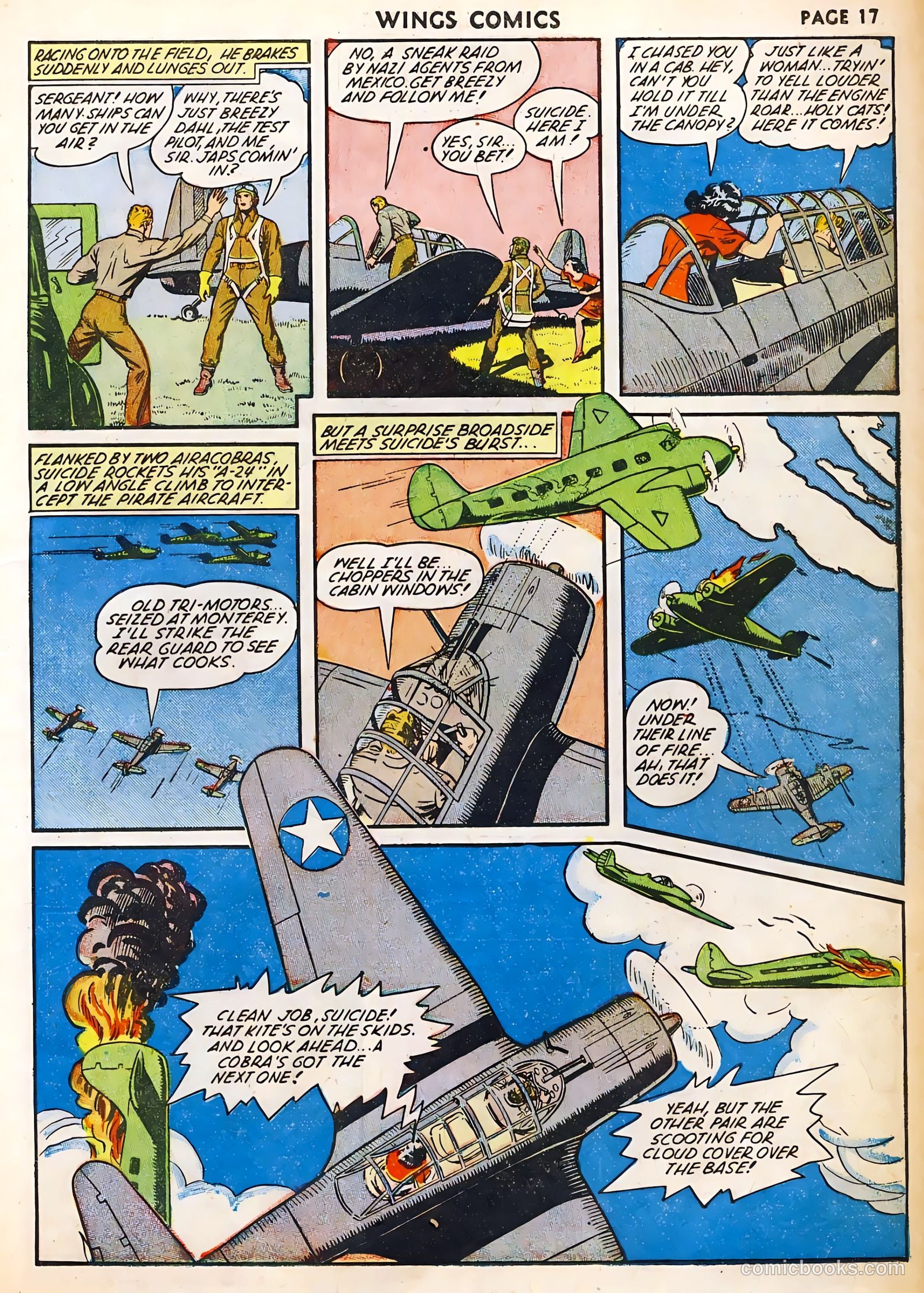 Wings Comics #29 (1943) — page 19 of 68