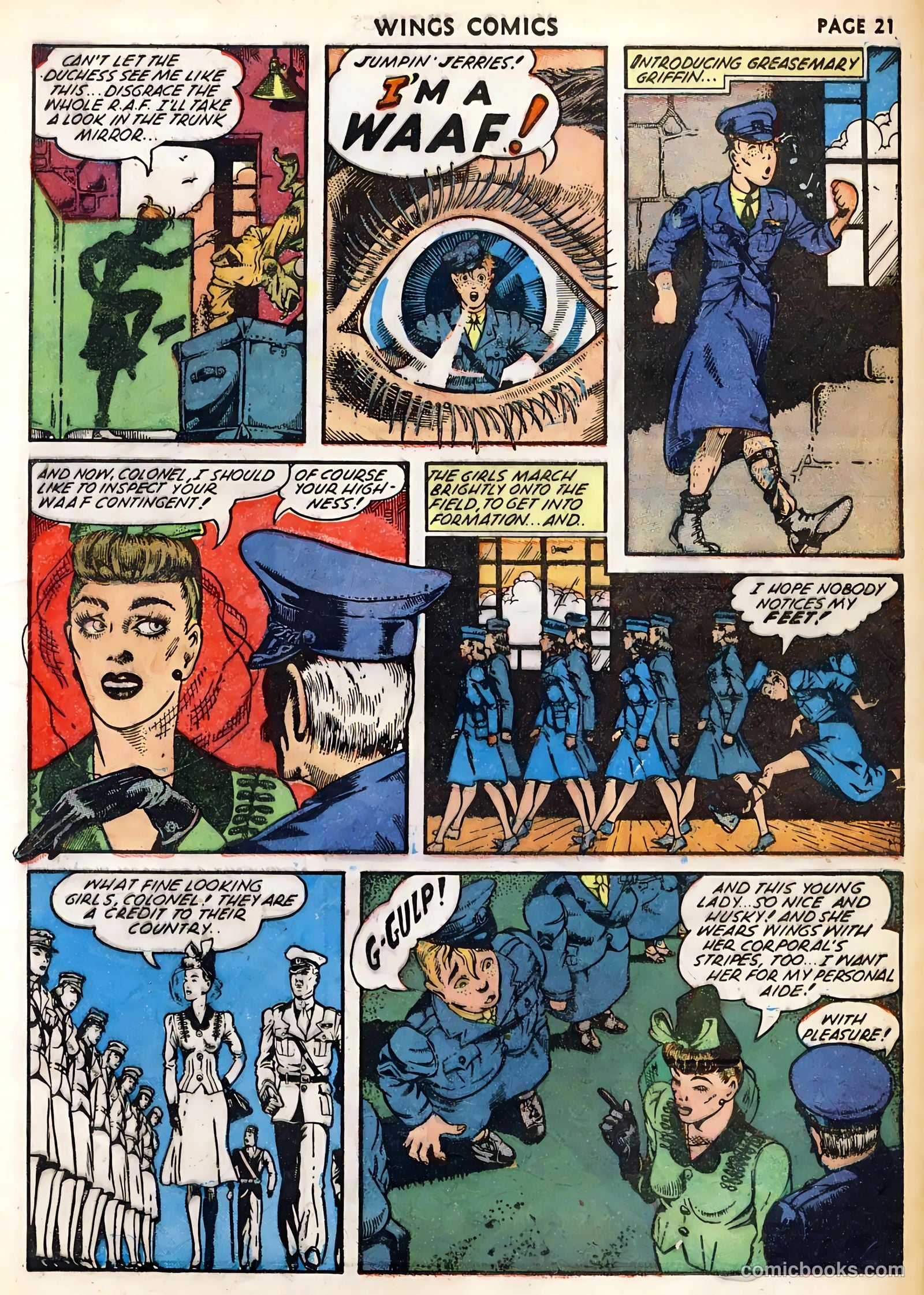 Wings Comics #29 (1943) — page 23 of 68