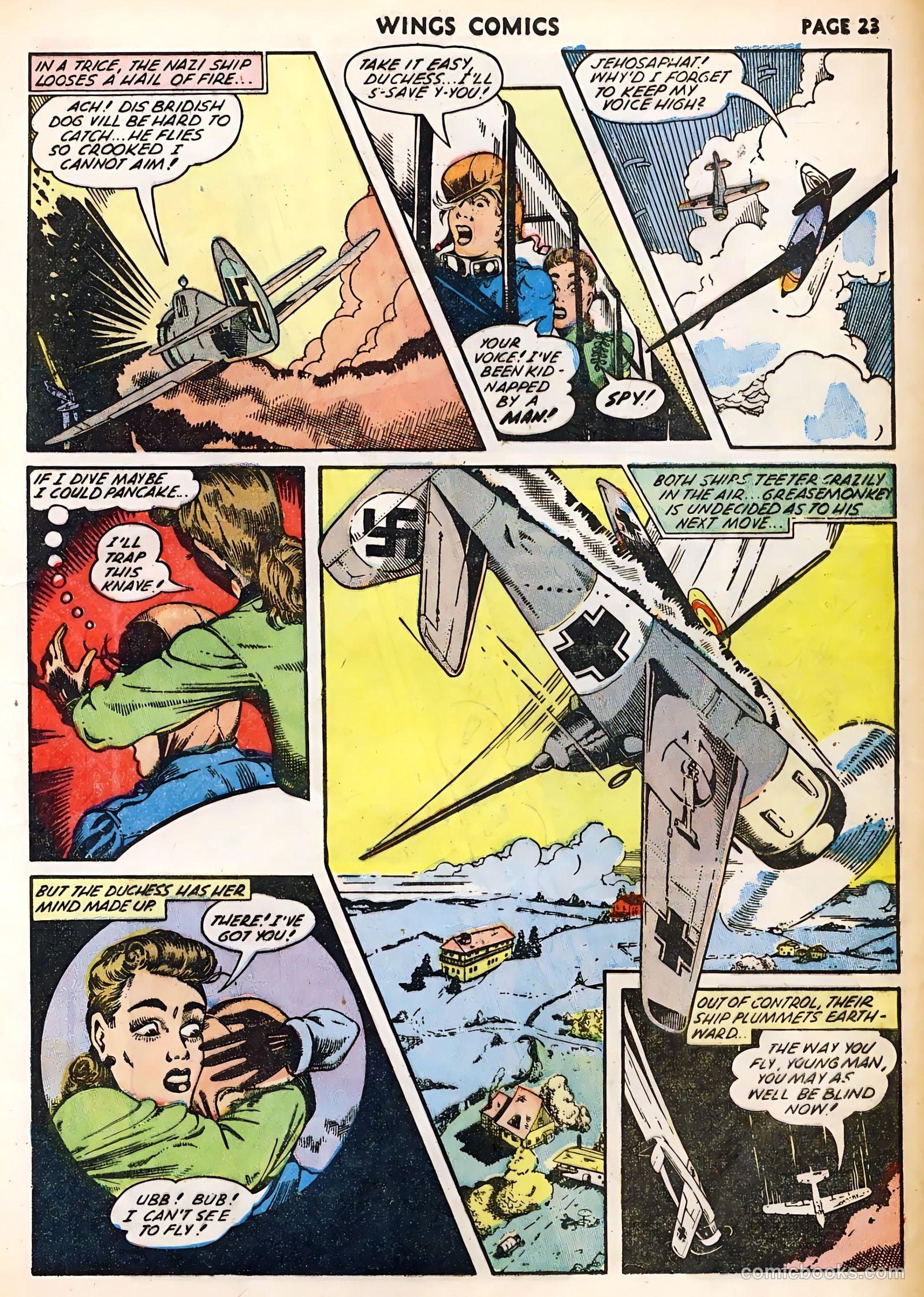 Wings Comics #29 (1943) — page 25 of 68