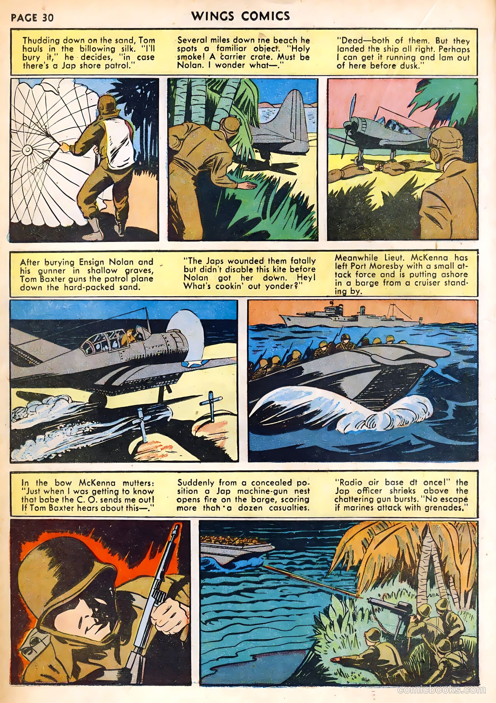 Wings Comics #29 (1943) — page 32 of 68