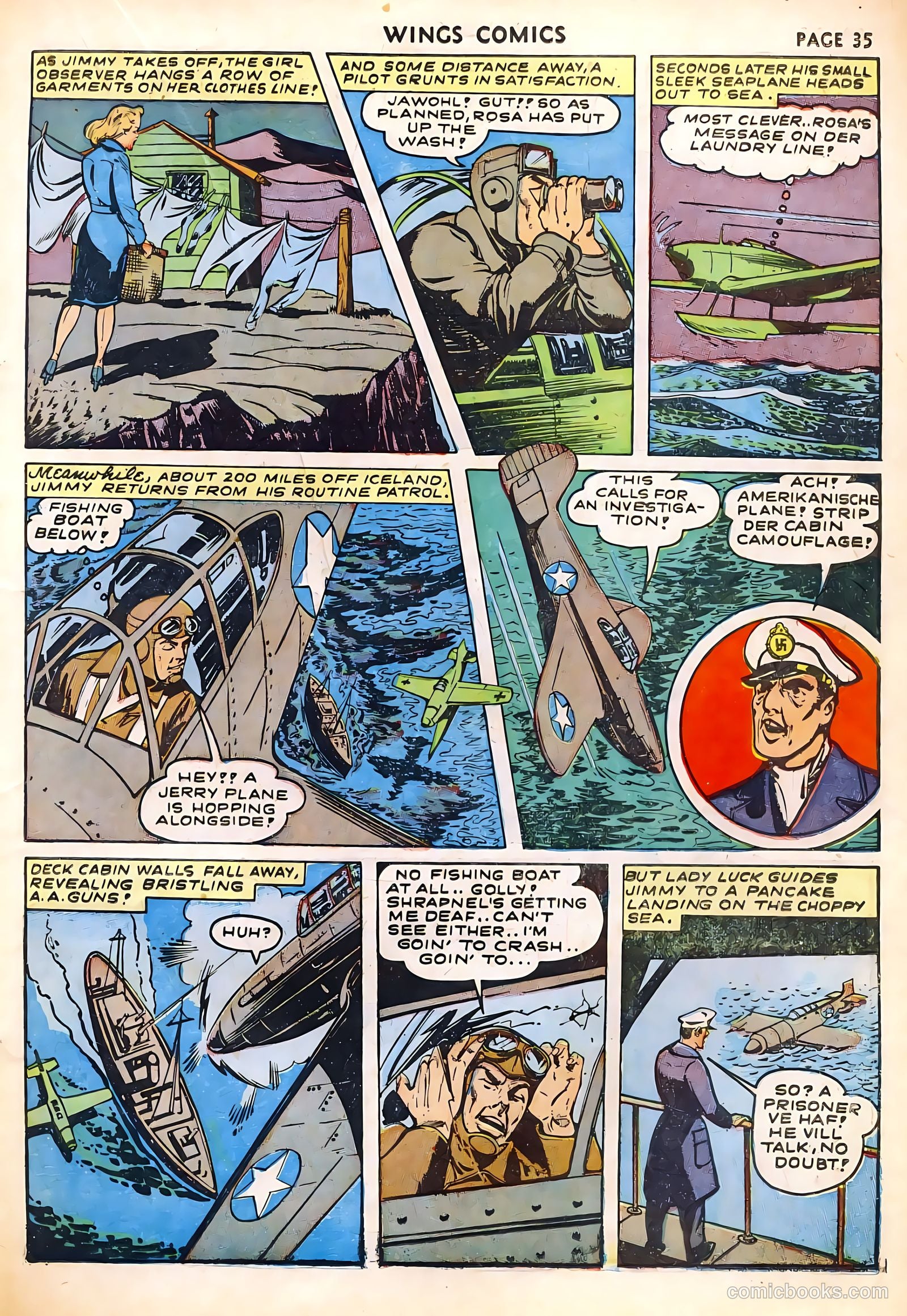 Wings Comics #29 (1943) — page 37 of 68