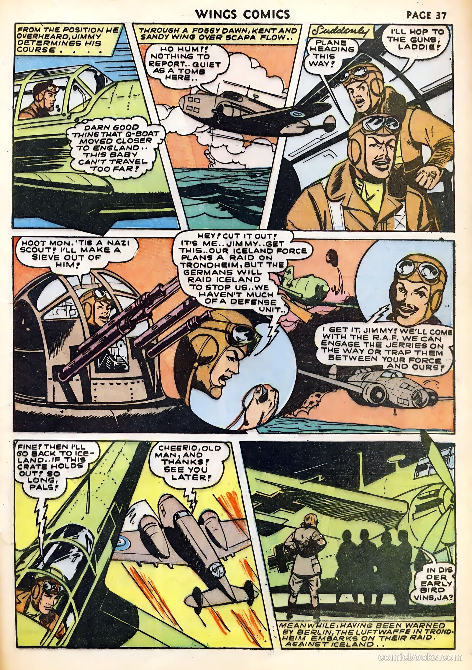 Wings Comics #29 (1943) — page 39 of 68