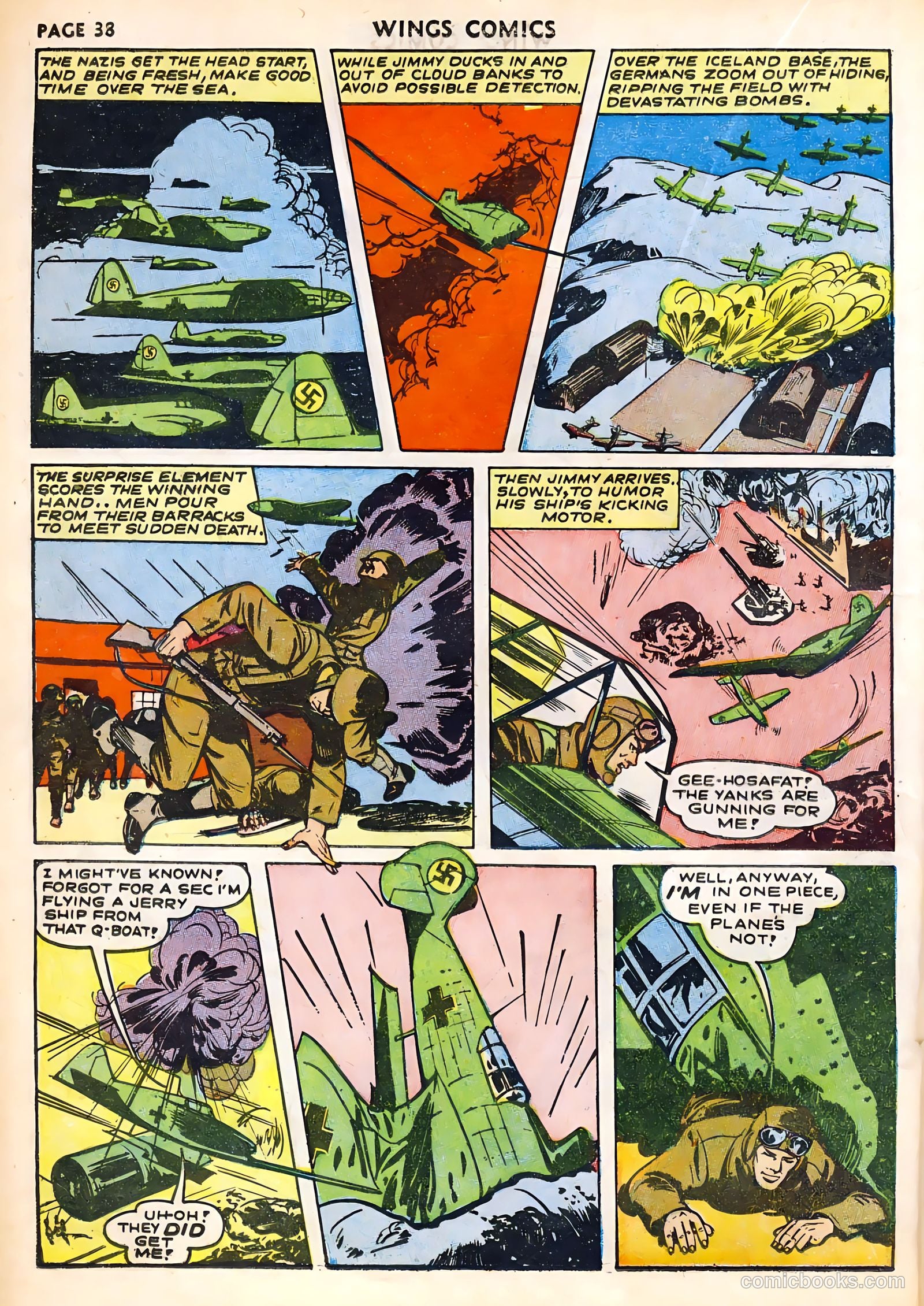 Wings Comics #29 (1943) — page 40 of 68