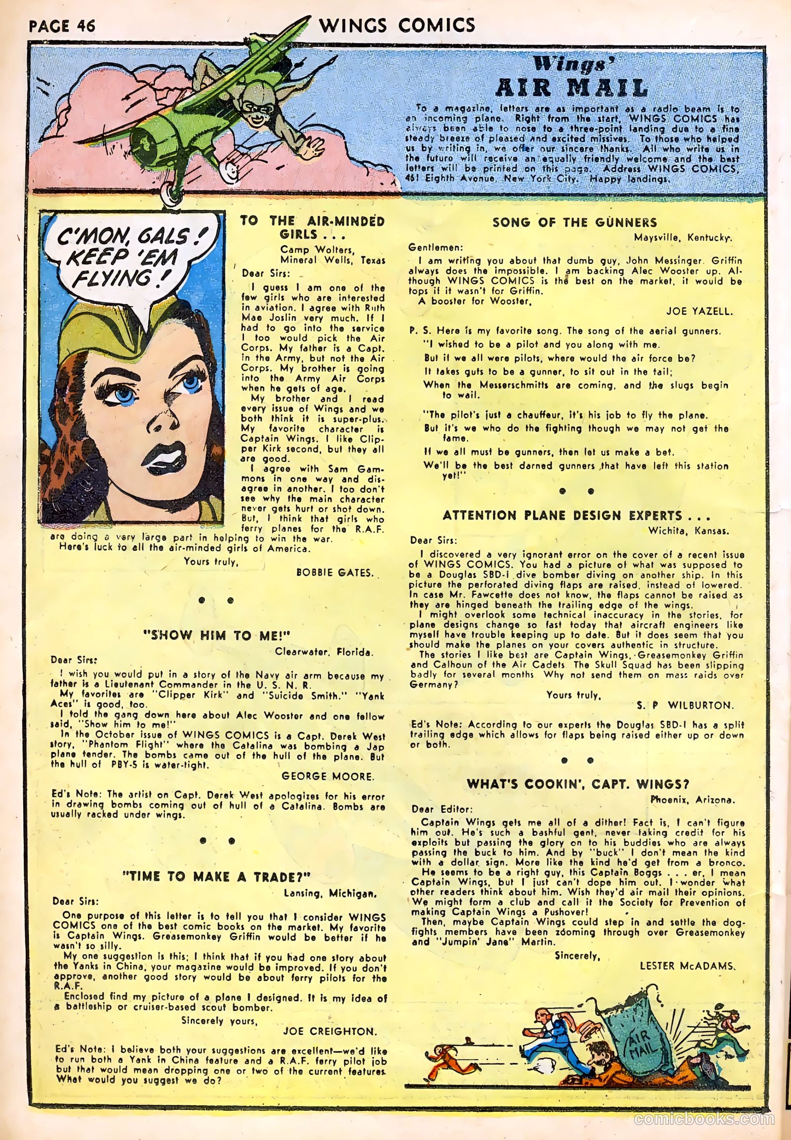 Wings Comics #29 (1943) — page 48 of 68