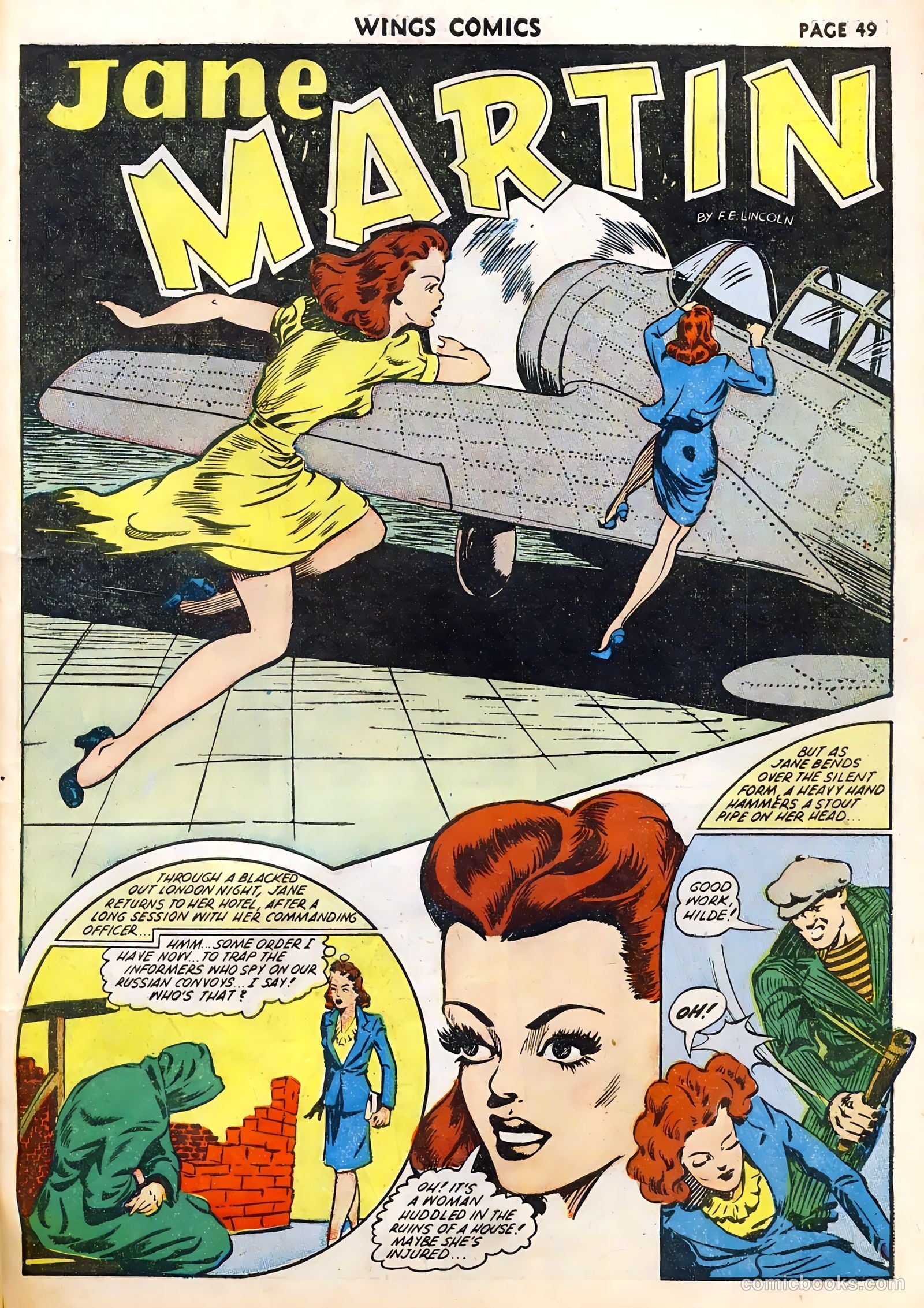 Wings Comics #29 (1943) — page 51 of 68